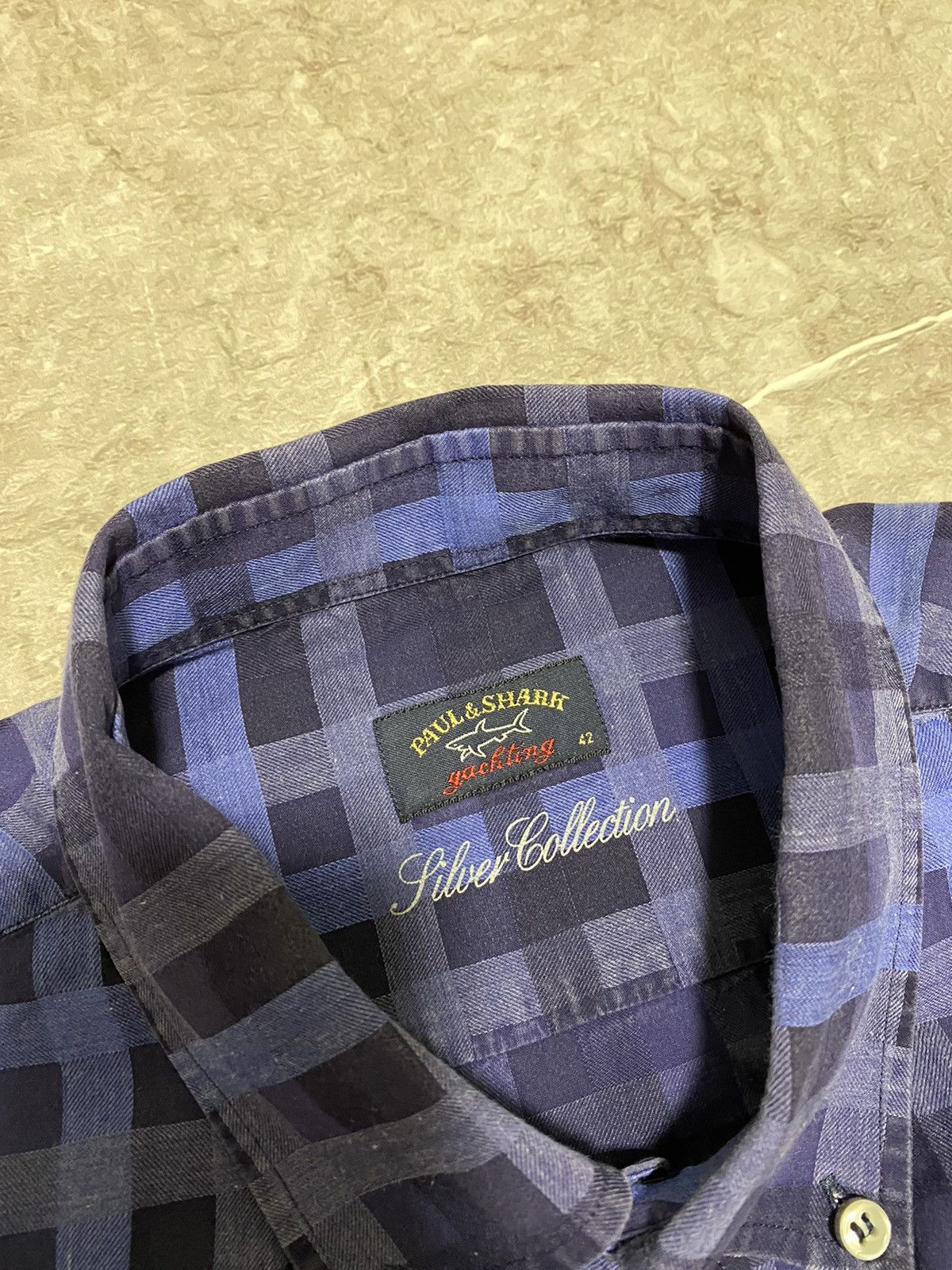Paul & Shark Rare Paul & Shark Yachting Silver Collection Shirt Button Up Size US XL / EU 56 / 4 - 7 Thumbnail