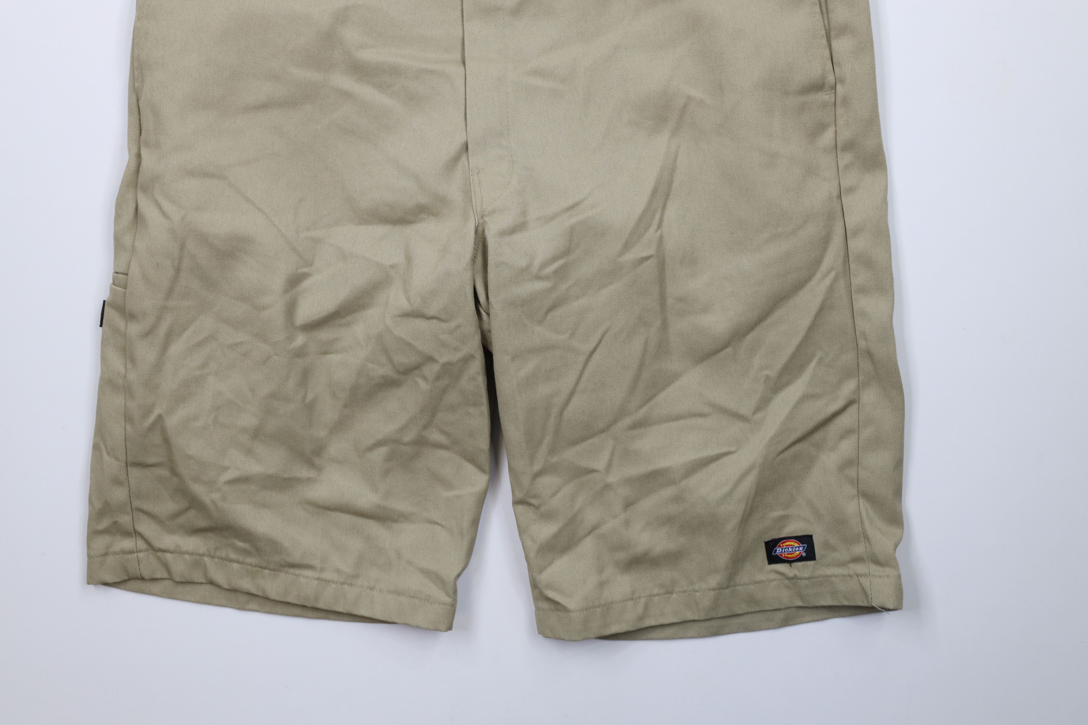 Dickies × Vintage Vintage Dickies Spell Out Workwear Mechanic Shorts Beige Size US 40 / EU 56 - 4 Thumbnail
