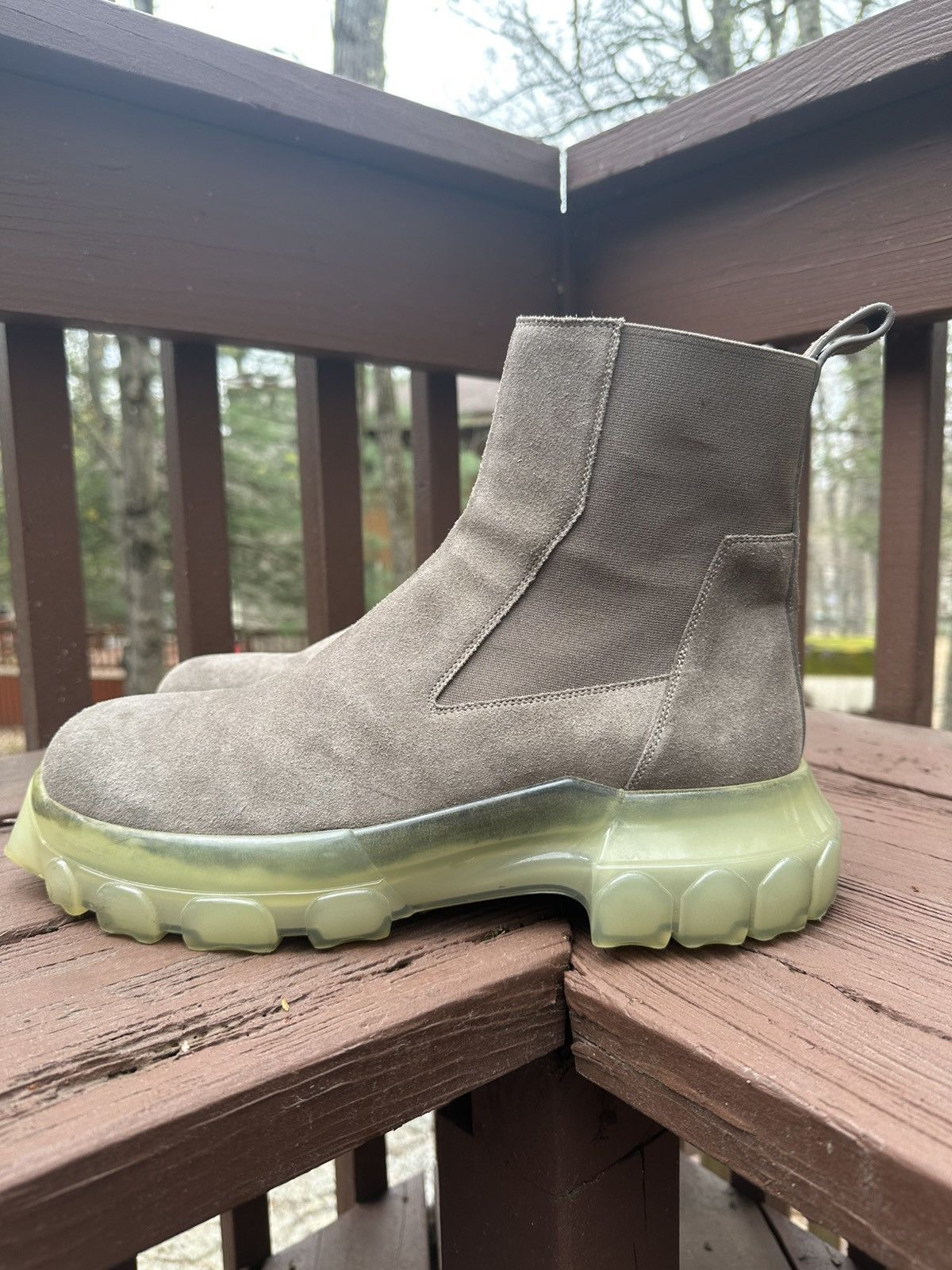 Rick Owens Rick Owens Bozo Tractor Beetle Boots Size US 13 / EU 46 - 2 Thumbnail