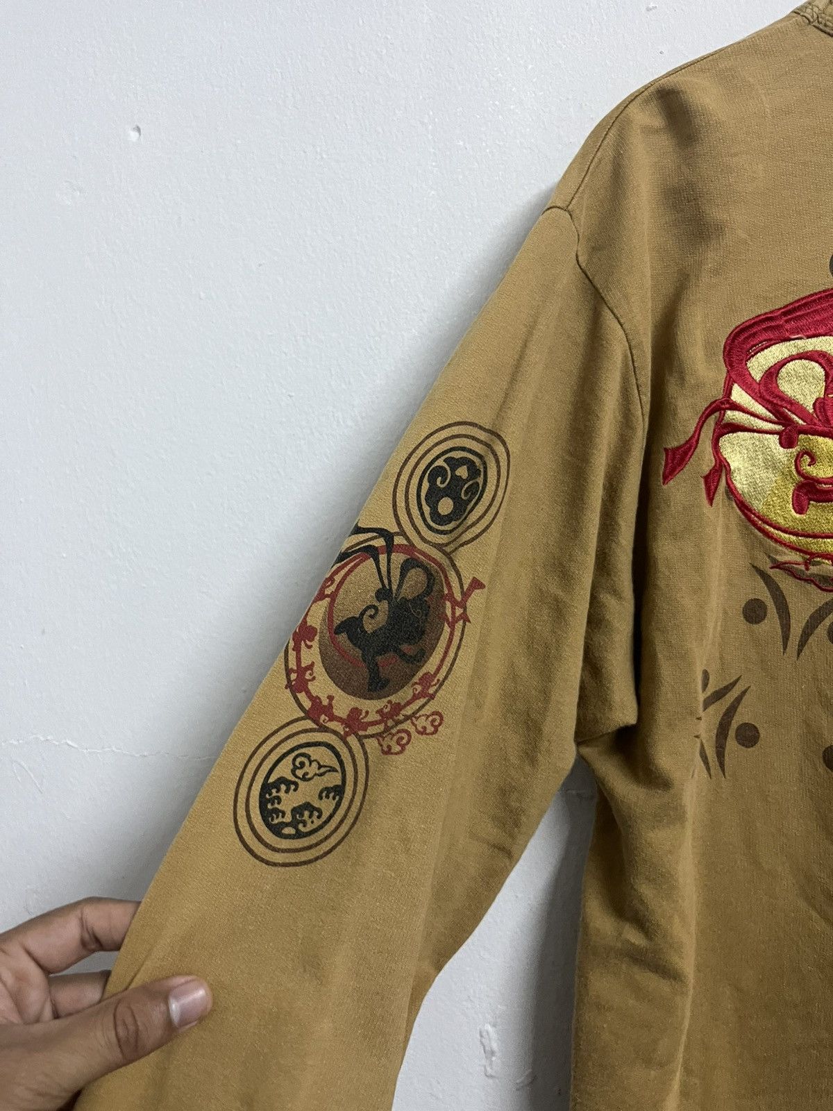 Japanese Brand 💥Go Coo ! Sukajan Monkey King Embroidered Japanese Motive Size US L / EU 52-54 / 3 - 7 Thumbnail