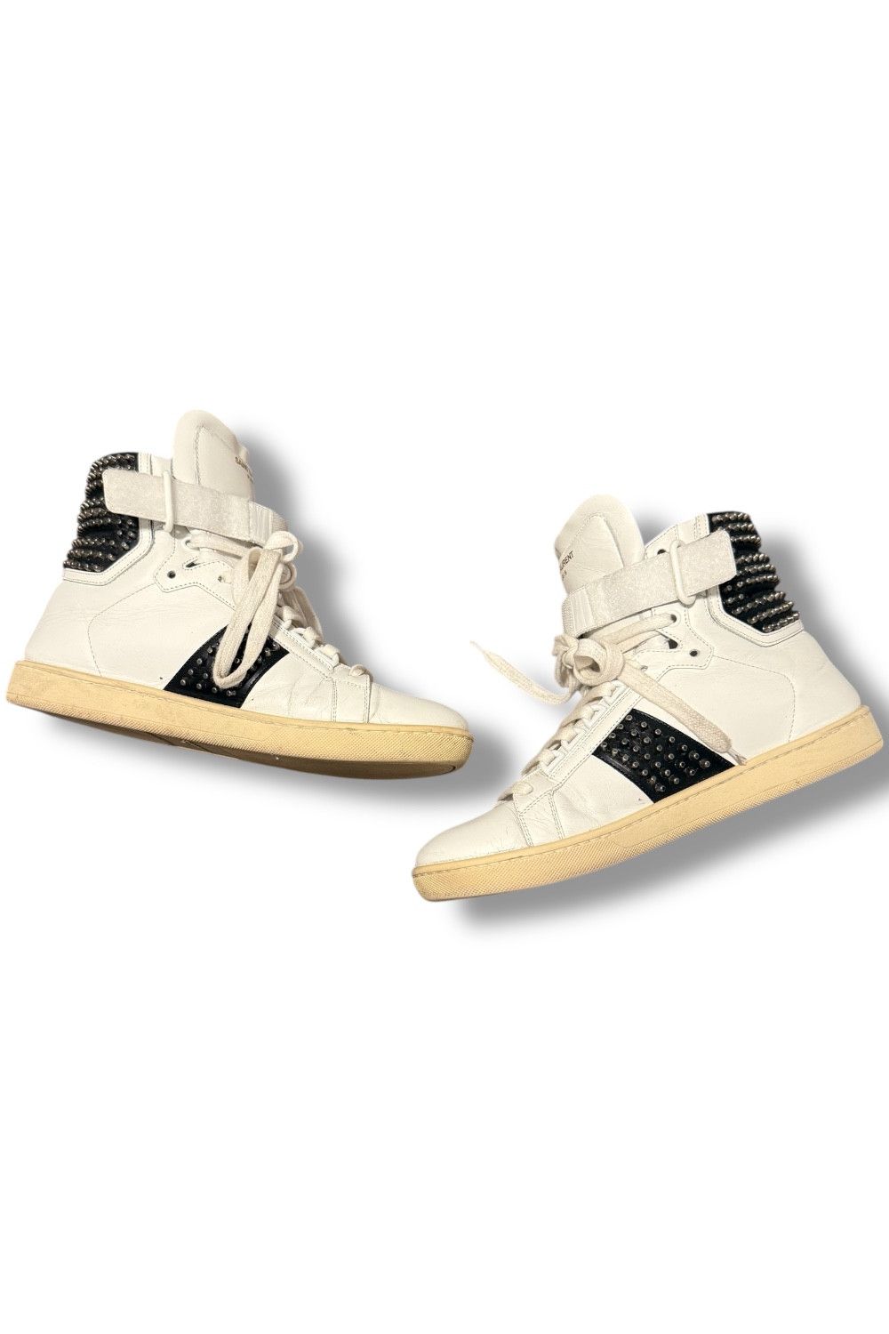 Saint Laurent Paris Saint Laurent FW14 Studded SL/14H Sneaker Size US 7 / EU 40 - 2 Thumbnail