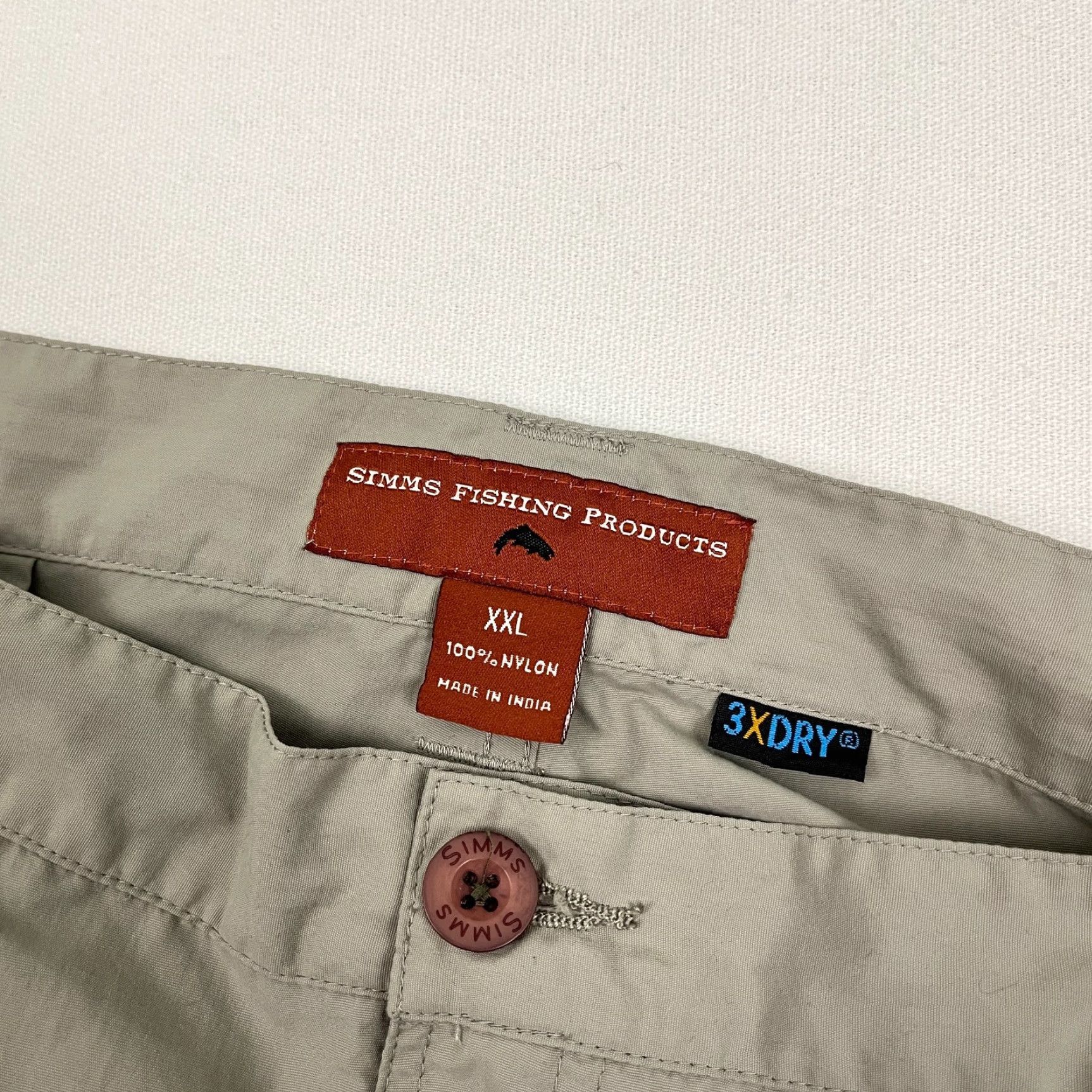 Vintage Simms Pants Mens 2XL x 32" Straight Brown 3XDRY Nylon Fishing Cargo Outdoor Pants Mens Brown 2XL Straight 32"} Size US 39 - 2 Thumbnail