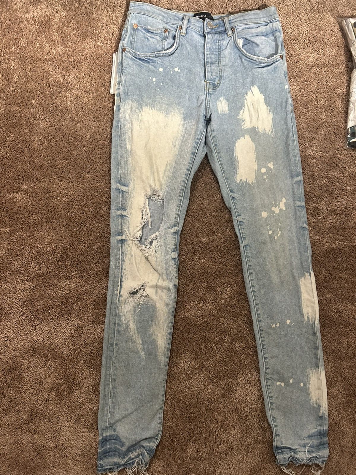 Purple Brand Light Blue Purple Brand Jeans Size US 30 / EU 46 - 1 Thumbnail