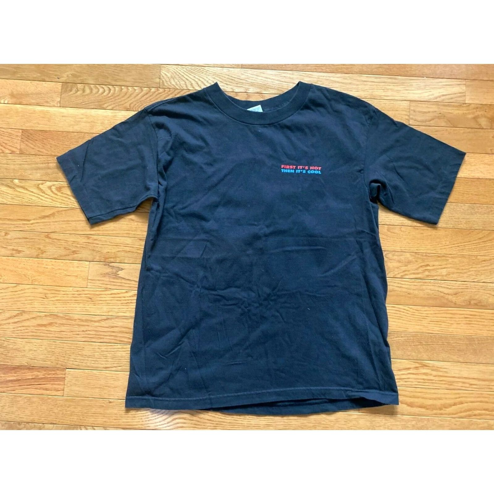 Vintage VTG 90s After Shock Liquor Puffy Print T Shirt Mens Large Black Murina 90s Graphic Tee Mens L Black Size US L / EU 52-54 / 3 - 2 Thumbnail