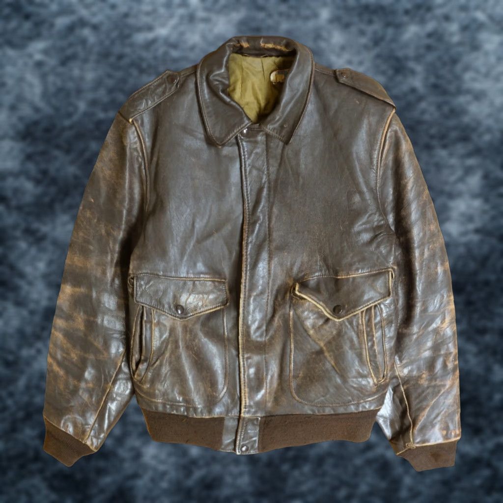 最終価格！90s'vintage schott nyc b3 WWII Leather Bomber Jacket - Schott NYC