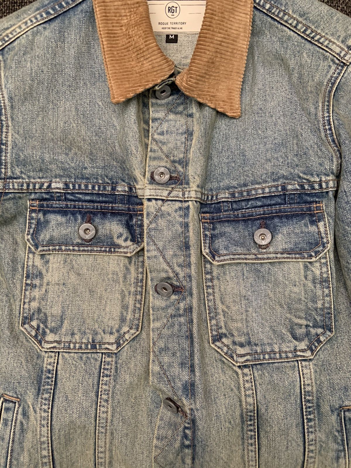 Rogue Territory Cruiser Jacket 15oz Vintage Wash Size US M / EU 48-50 / 2 - 4 Thumbnail