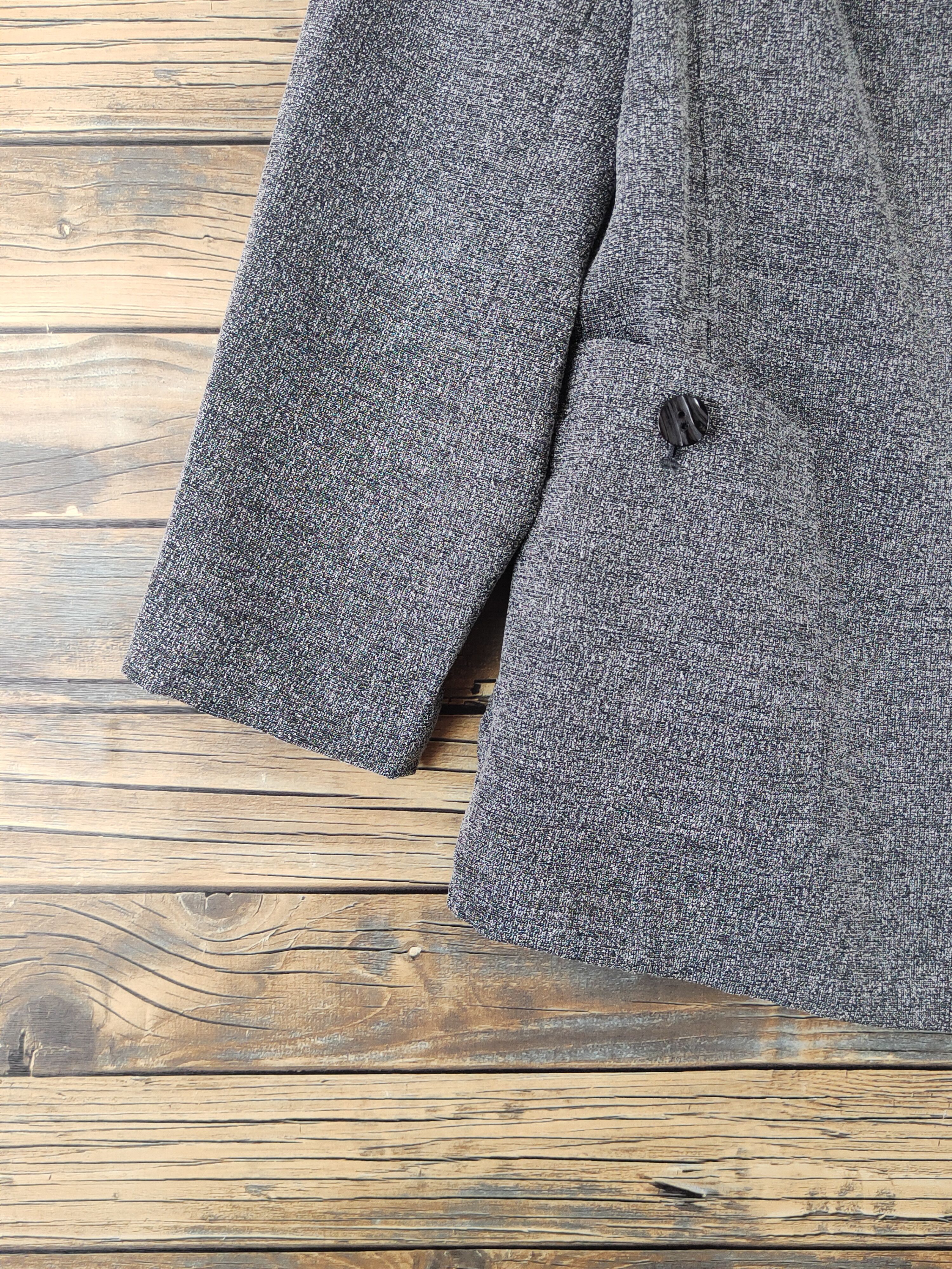 Japanese Brand × Vintage Retro Design 💥 Loran Dark Gray Blazers Jacket Size M / US 6-8 / IT 42-44 - 5 Thumbnail