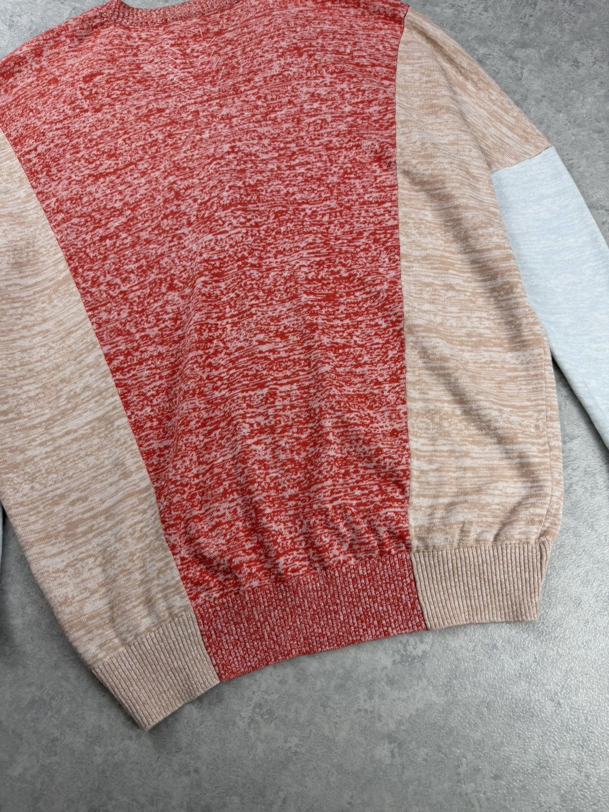Japanese Brand Okiraku Japan Linen Cotton Colorblock Cardigan Size F Size M / US 6-8 / IT 42-44 - 11 Thumbnail