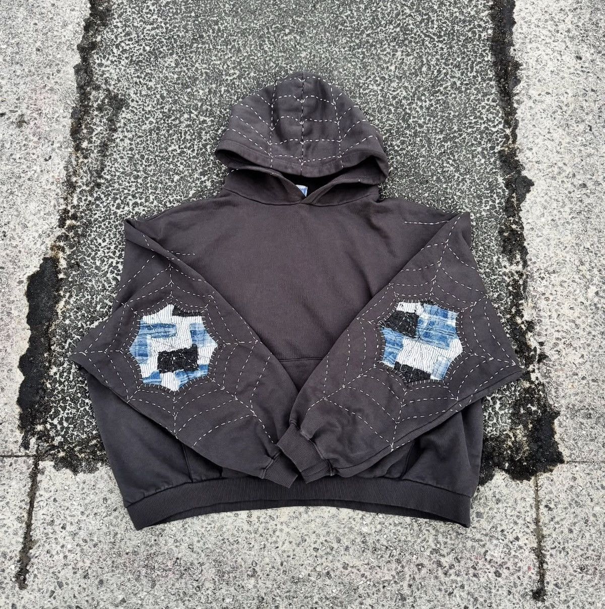 Other KNOWS x Bedford Brooklyn Custom Spider Boro Sashiko Hoodie Size US XL / EU 56 / 4 - 1 Thumbnail