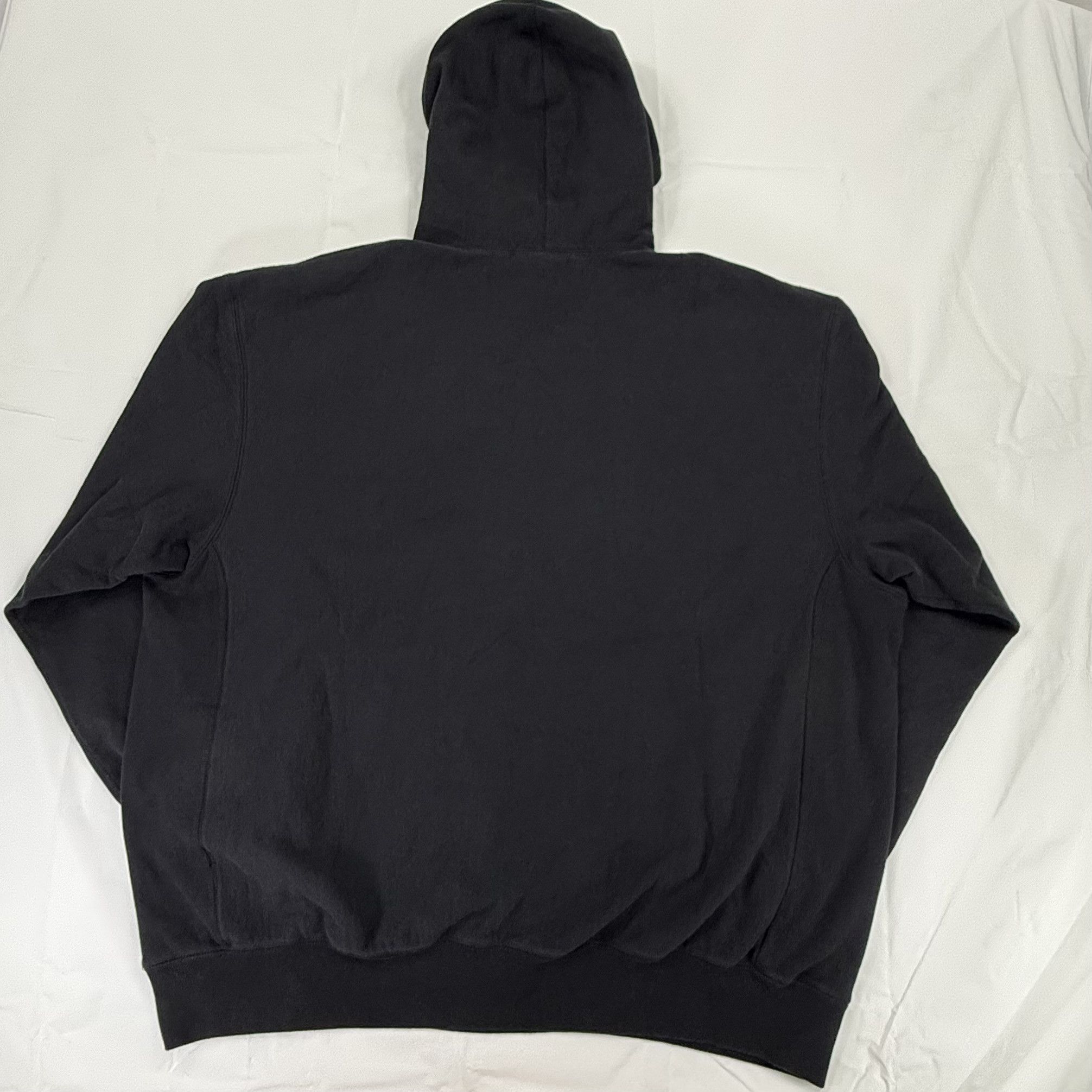 Supreme Supreme Inverted Logo Hooded Sweatshirt Black SS25 Mens XXL Size US XXL / EU 58 / 5 - 2 Thumbnail