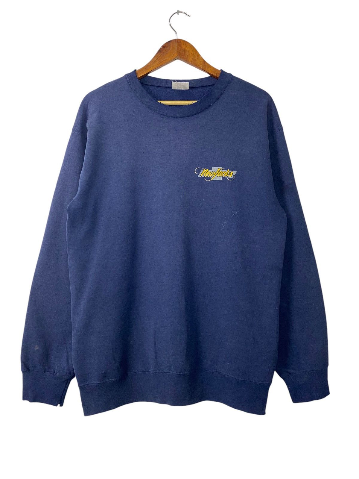 Vintage Vintage 90s Newfucks Sweatshirt Size US L / EU 52-54 / 3 - 2 Thumbnail