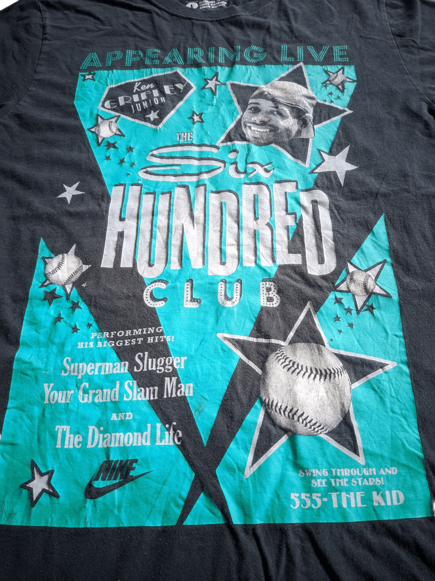 MLB × Nike Ken Griffey Junior The 600 Club x Nike Graphics Printed Tee Size US L / EU 52-54 / 3 - 3 Thumbnail