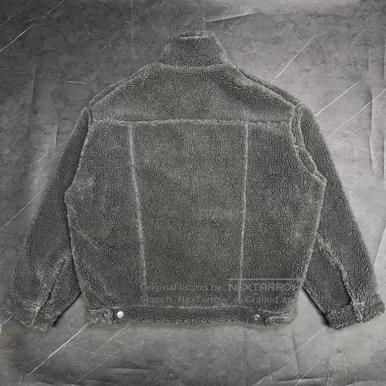Balenciaga Balenciaga Gray teddy lamb fleece jacket Size US S / EU 44-46 / 1 - 2 Thumbnail