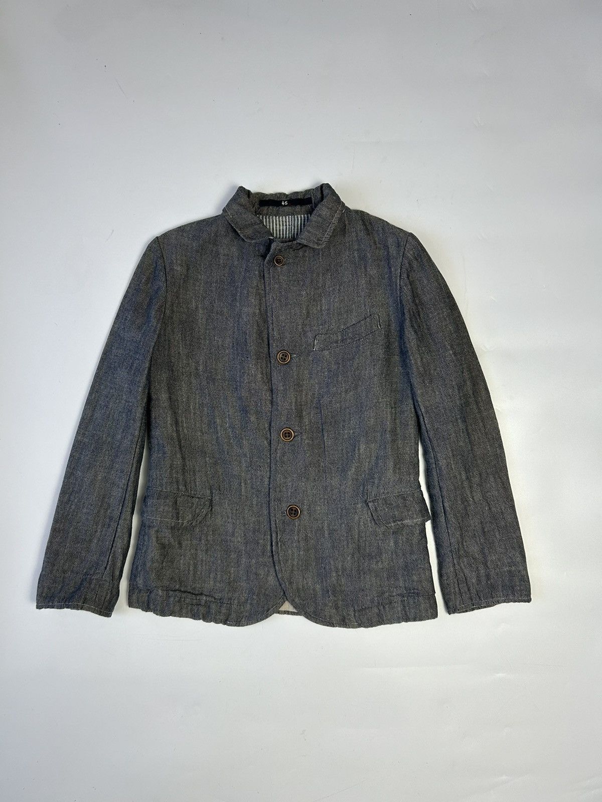 45rpm × Japanese Brand 45RPM BUTTON UP COTTON JACKET Size S / US 4 / IT 40 - 1 Thumbnail