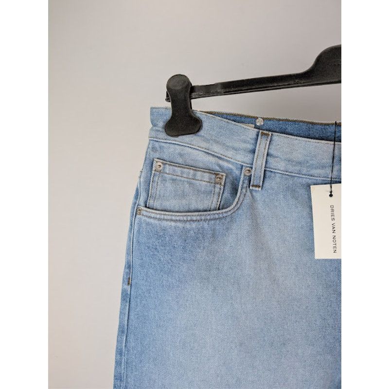 Dries Van Noten o1rshd1 Bershka Baggy Fit Denim Pants in Mid Blue Size US 34 / EU 50 - 6 Thumbnail