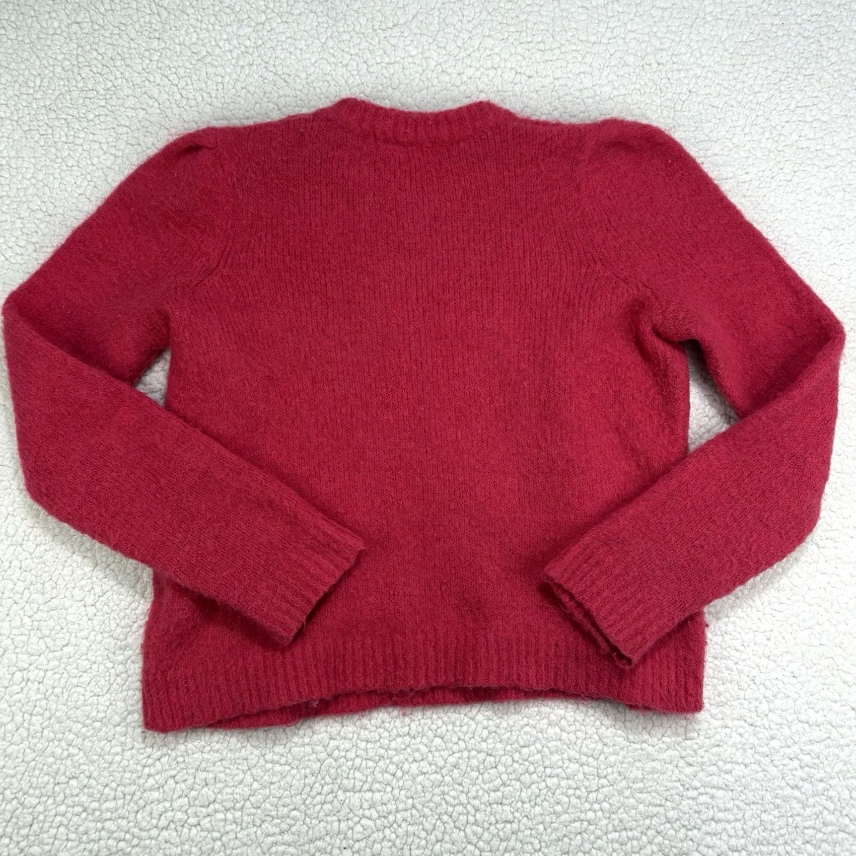 Boden Boden Pink Knit Sweater Wool Mohair Blend Button Shoulder Jumper Barbie Size S Women Pullover Crew Neck Long Sleeve Size S / US 4 / IT 40 - 5 Thumbnail