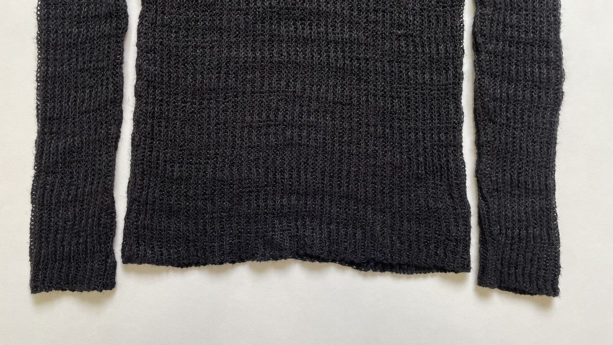 Dries Van Noten ‘Milla’ Black Cobweb Weave Sweater Size US M / EU 48-50 / 2 - 8 Thumbnail