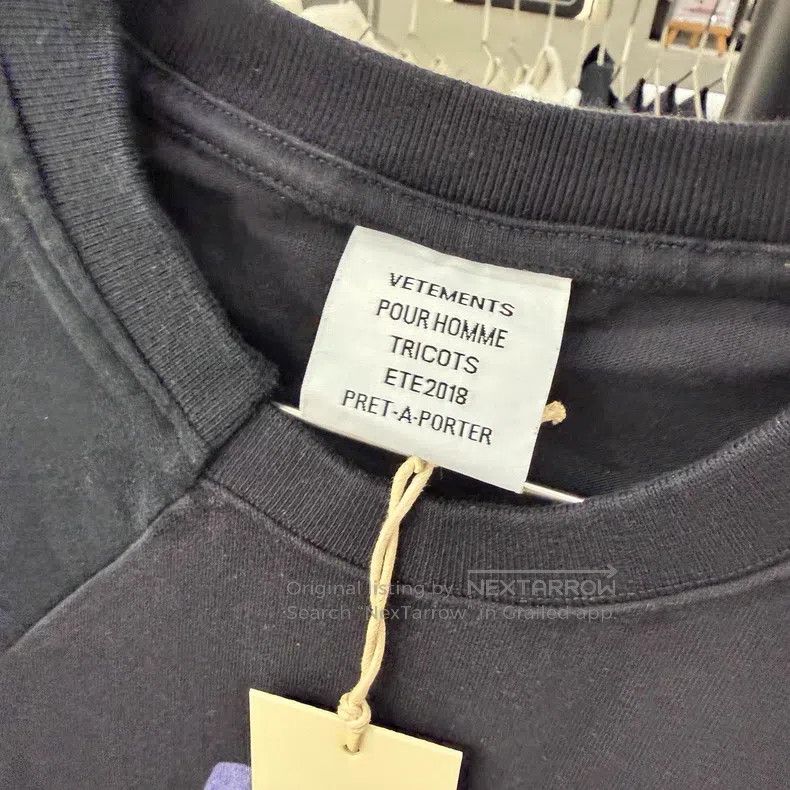 Vetements VETEMENTS Purple Logo Short Sleeve Size US XS / EU 42 / 0 - 2 Thumbnail