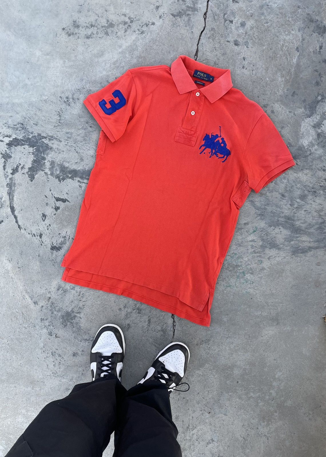 Polo Ralph Lauren × Rugby Ralph Lauren × Vintage VINTAGE POLO RALPH LAUREN 3 BIG PONY Polos Tee Y2K Size US M / EU 48-50 / 2 - 8 Thumbnail