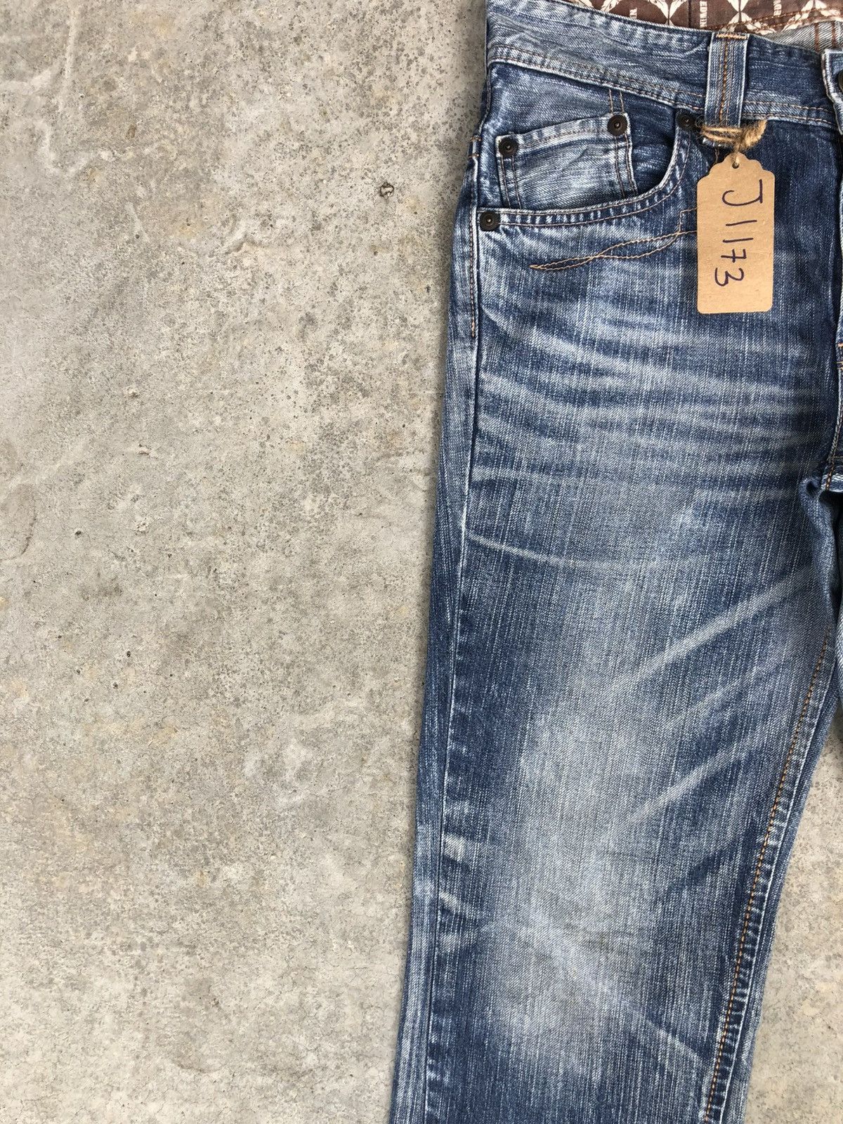If Six Was Nine Japanese Edwin XU Flared Jeans Distressed Jeans Size US 31 - 4 Thumbnail