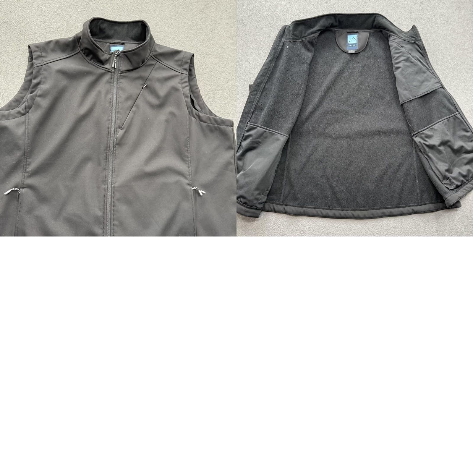 Vintage Iceburg Outerwear Vest Men 3XL Gray Softshell Full Zip Fleece Lined Pockets Size US XXL / EU 58 / 5 - 8 Thumbnail