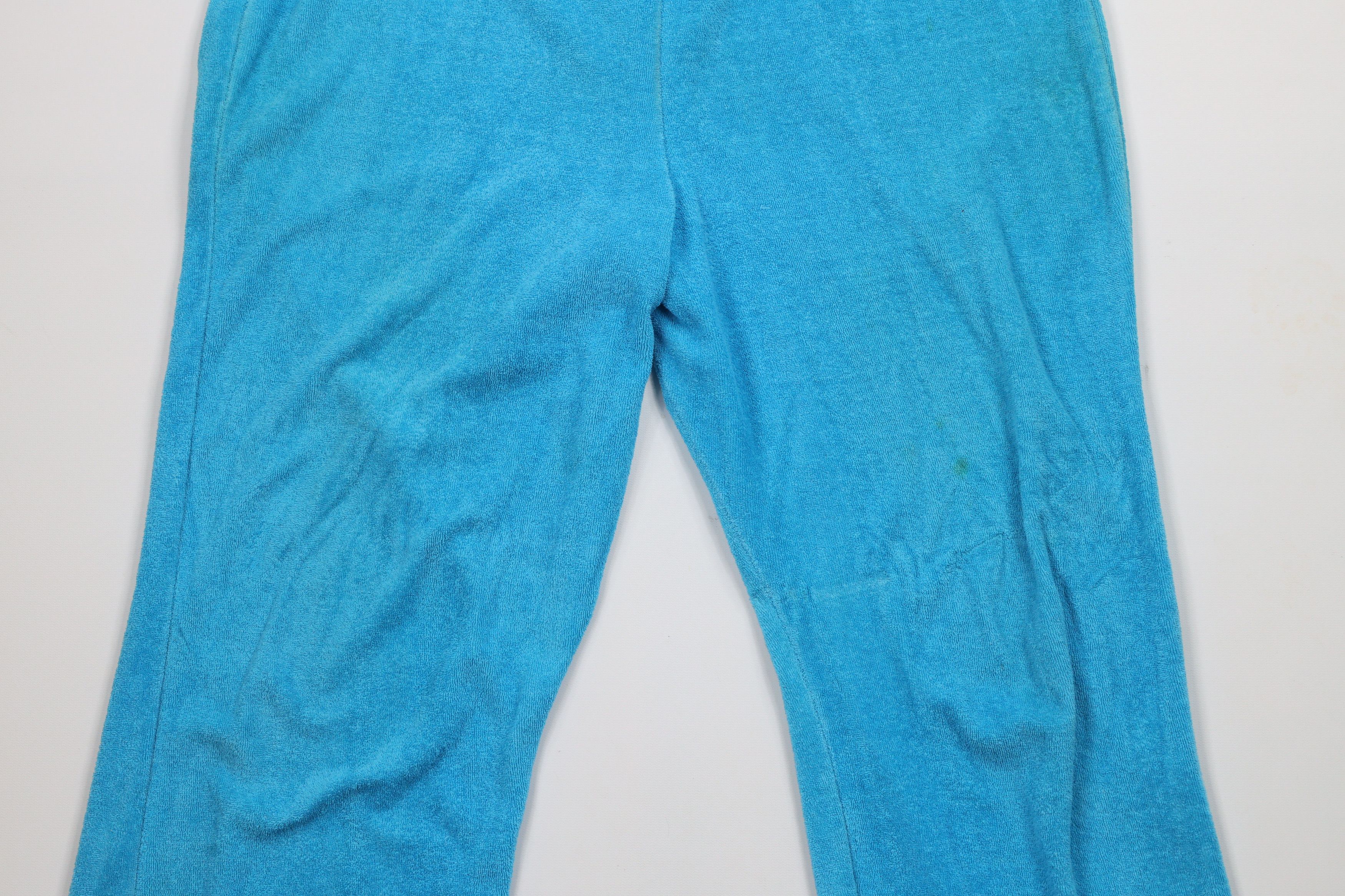 Vintage Vintage 70s Streetwear Terry Cloth Bell Bottoms Pants USA Size 38" / US 16 / IT 52 - 3 Thumbnail