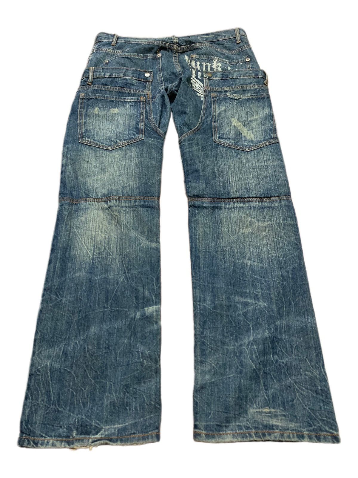 If Six Was Nine CRAZY BONDAGE PUNK double knee / double waist multipocket Size US 34 / EU 50 - 2 Thumbnail