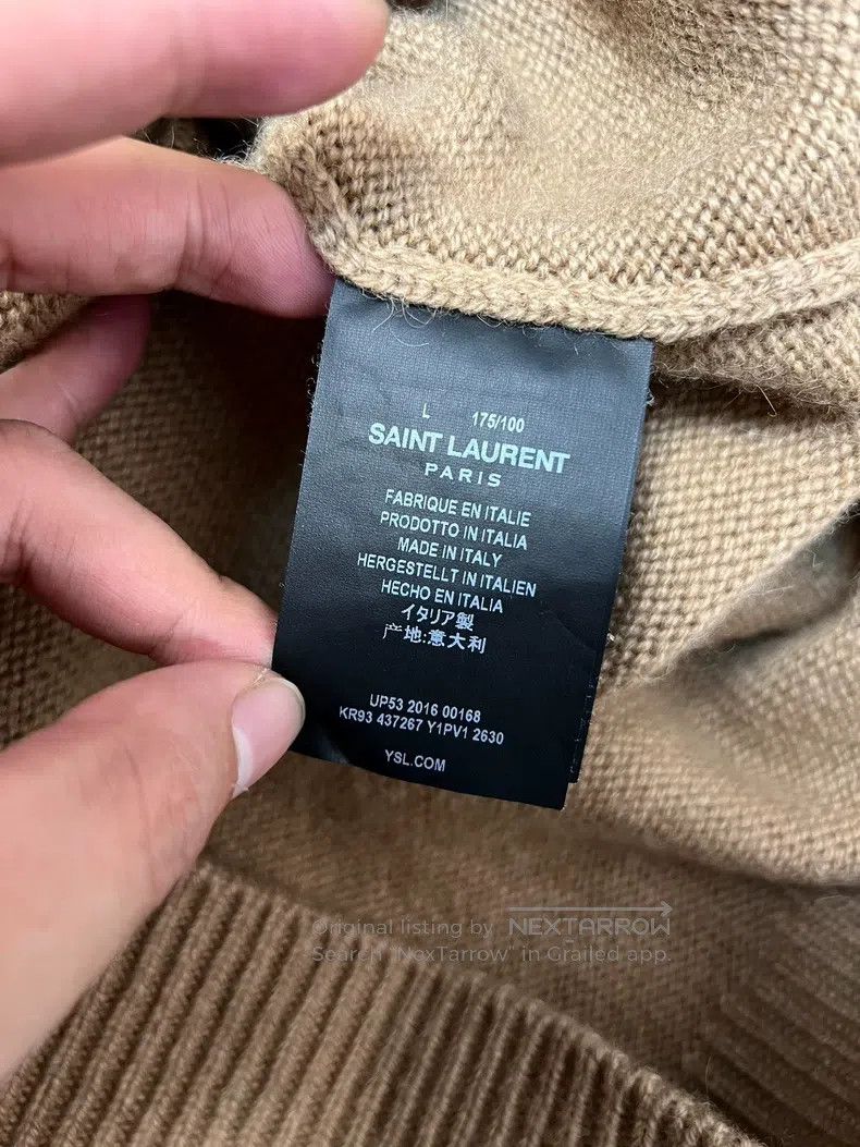 Other Saint Laurent Paris Camel Wool Sweater Size L Size US L / EU 52-54 / 3 - 5 Thumbnail