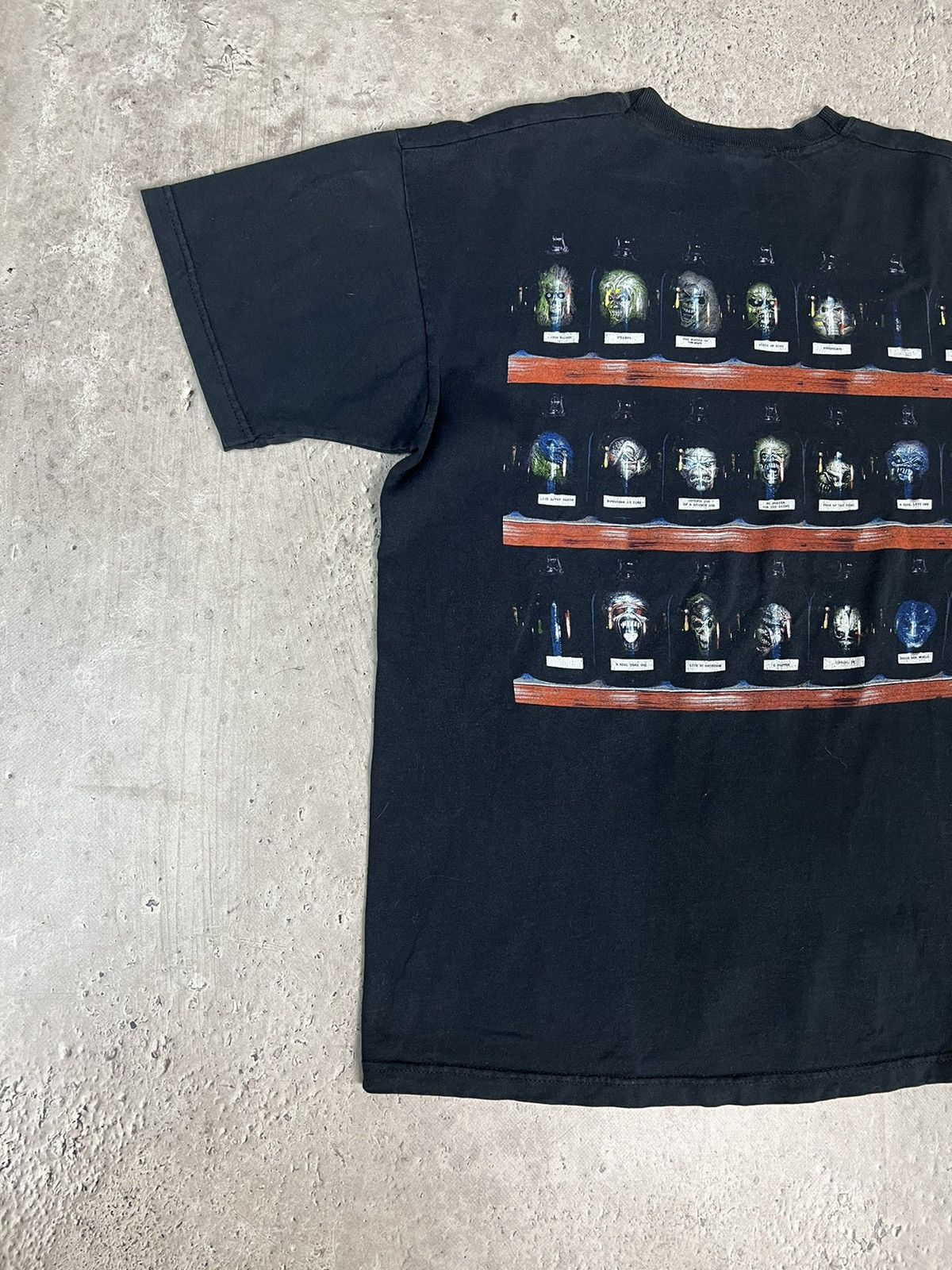 Band Tees × Iron Maiden × Vintage 00s Iron Maiden TOUR 2003 t shirt Faded BOXY Size US L / EU 52-54 / 3 - 10 Thumbnail