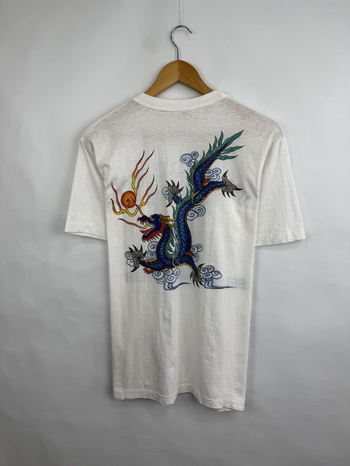 Japanese Brand × Samurai Jeans 🇨🇳 Vintage 1988 Dragon Boat Race Beijing June T-Shirt Retro Size US L / EU 52-54 / 3 - 9 Thumbnail
