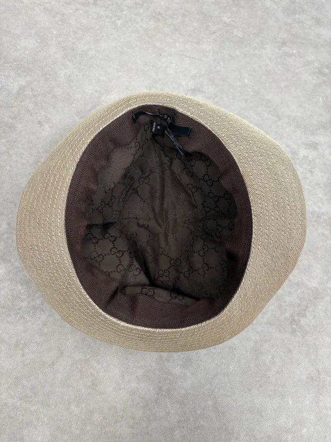 Gucci 2000s Gucci Beige Canvas Hat Size ONE SIZE - 7 Thumbnail