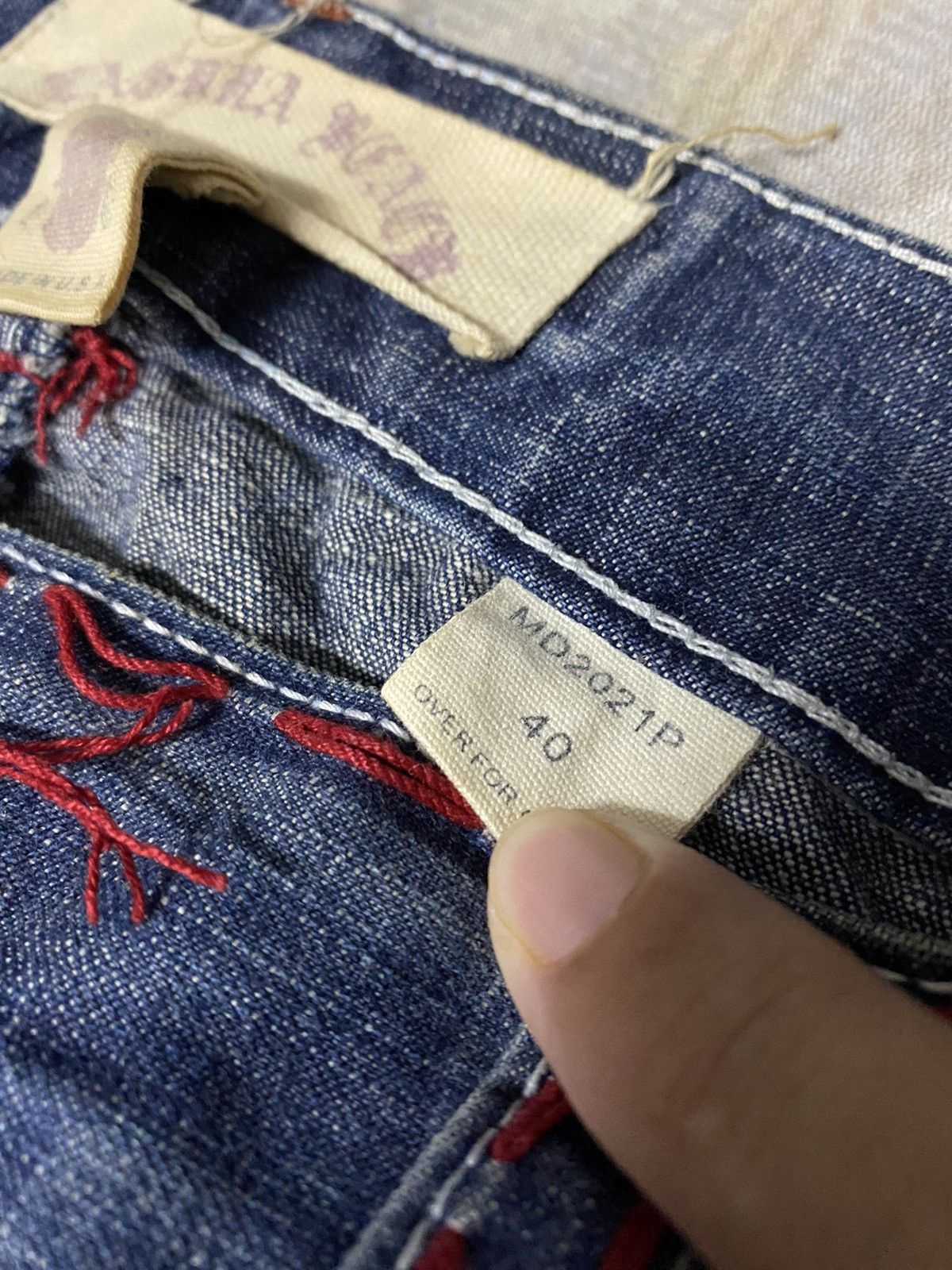 Jean × Vintage Vintage Laguna Beach Jeans Distressed Jean Boot Cut Made Usa Size US 42 / EU 58 - 14 Thumbnail