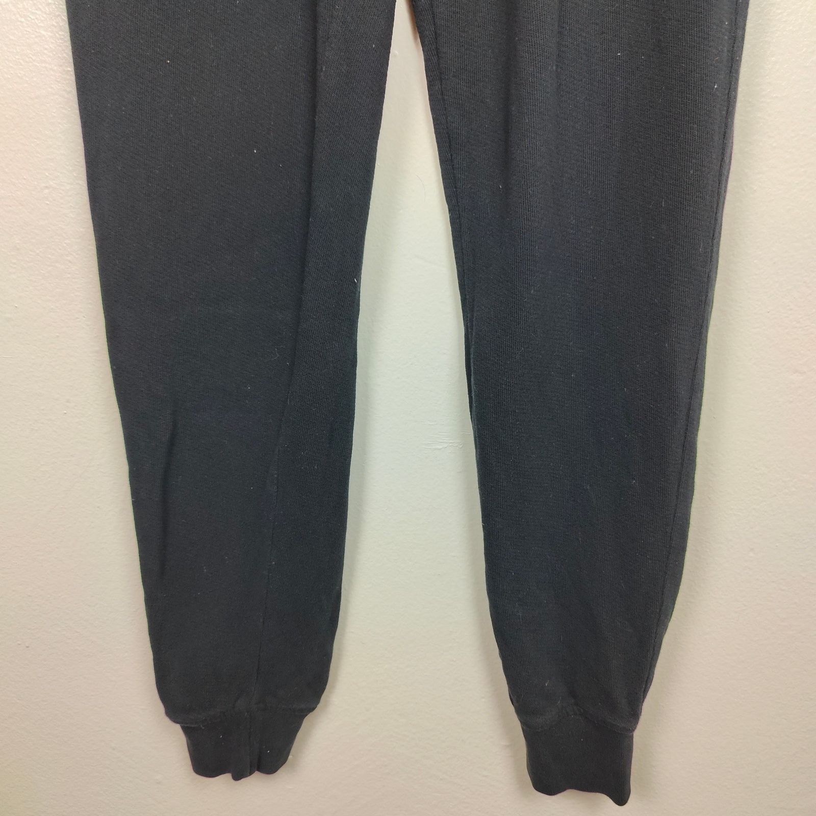 ATM ATM Jogger Pants Womens Small Black Cotton Terry Lounge Size 28" / US 6 / IT 42 - 3 Thumbnail