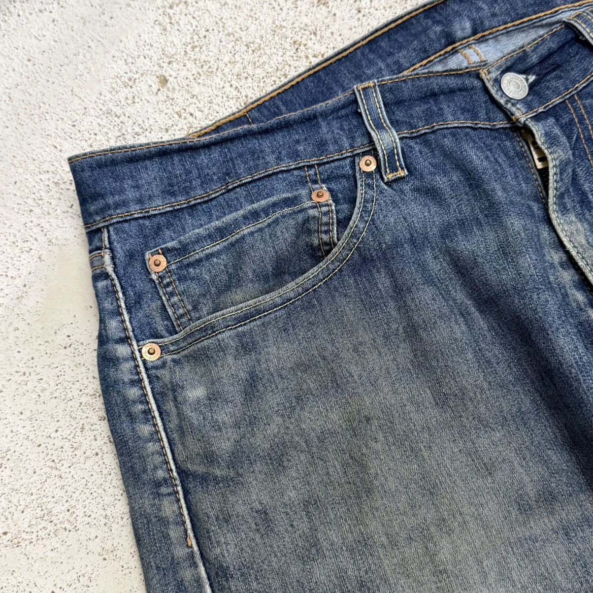 Levi's Levis 505 Cool Distressed Repaired Stretch Denim Pants Size US 36 / EU 52 - 7 Thumbnail