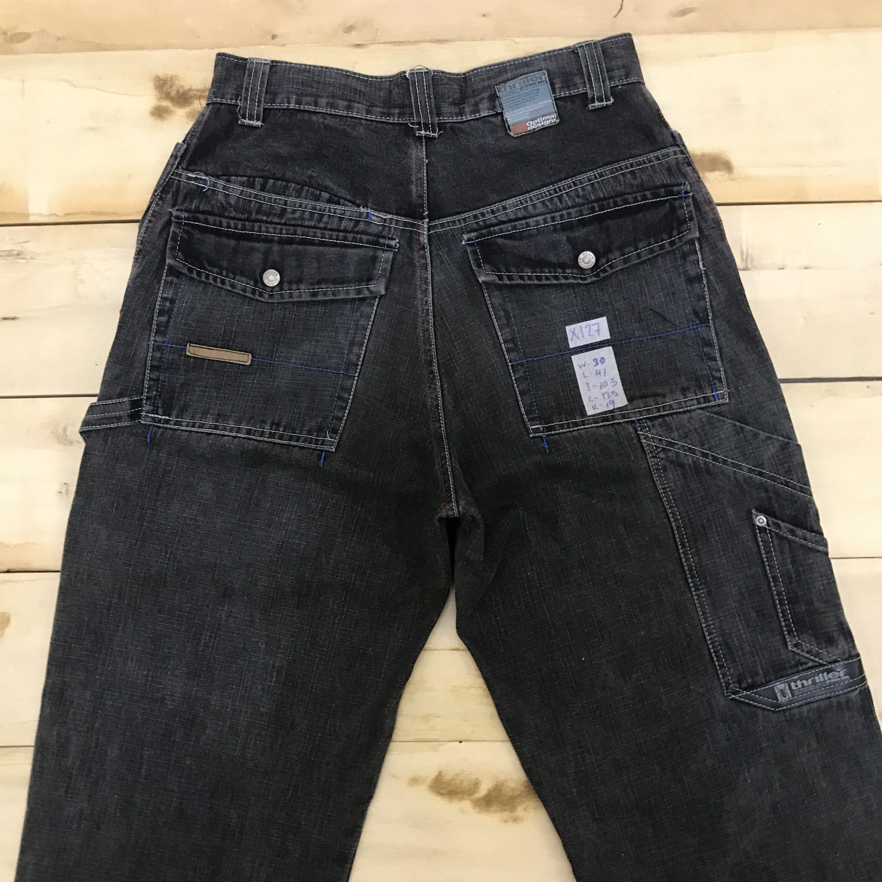 Japanese Brand × Santa Cruz Skateboards X127 JAPAN THRILLER BAGGY CARPENTER BUSH PANTS Size US 30 / EU 46 - 5 Thumbnail
