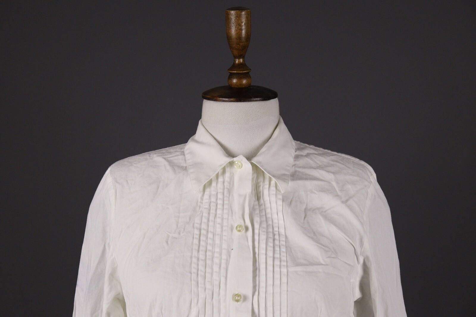 Katharine Hamnett London Katharine Hamnett London White Shirt Blouse Shirt Size 16 Size XXL / US 16-18 / IT 52-54 - 2 Thumbnail