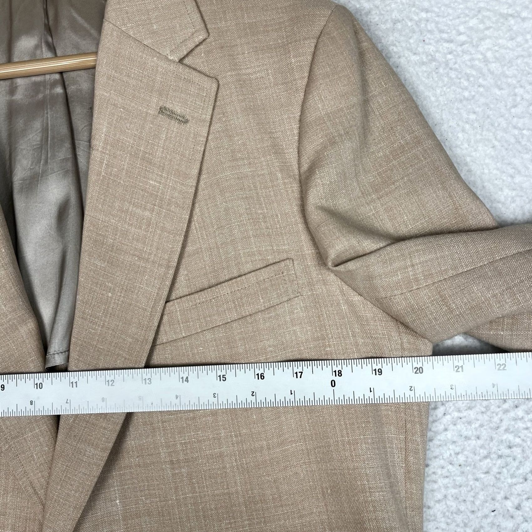 Brooks Brothers Vintage 80s Brooks Brothers Linen Wool Blazer Mens 41 Long Jacket Size 42R - 4 Thumbnail