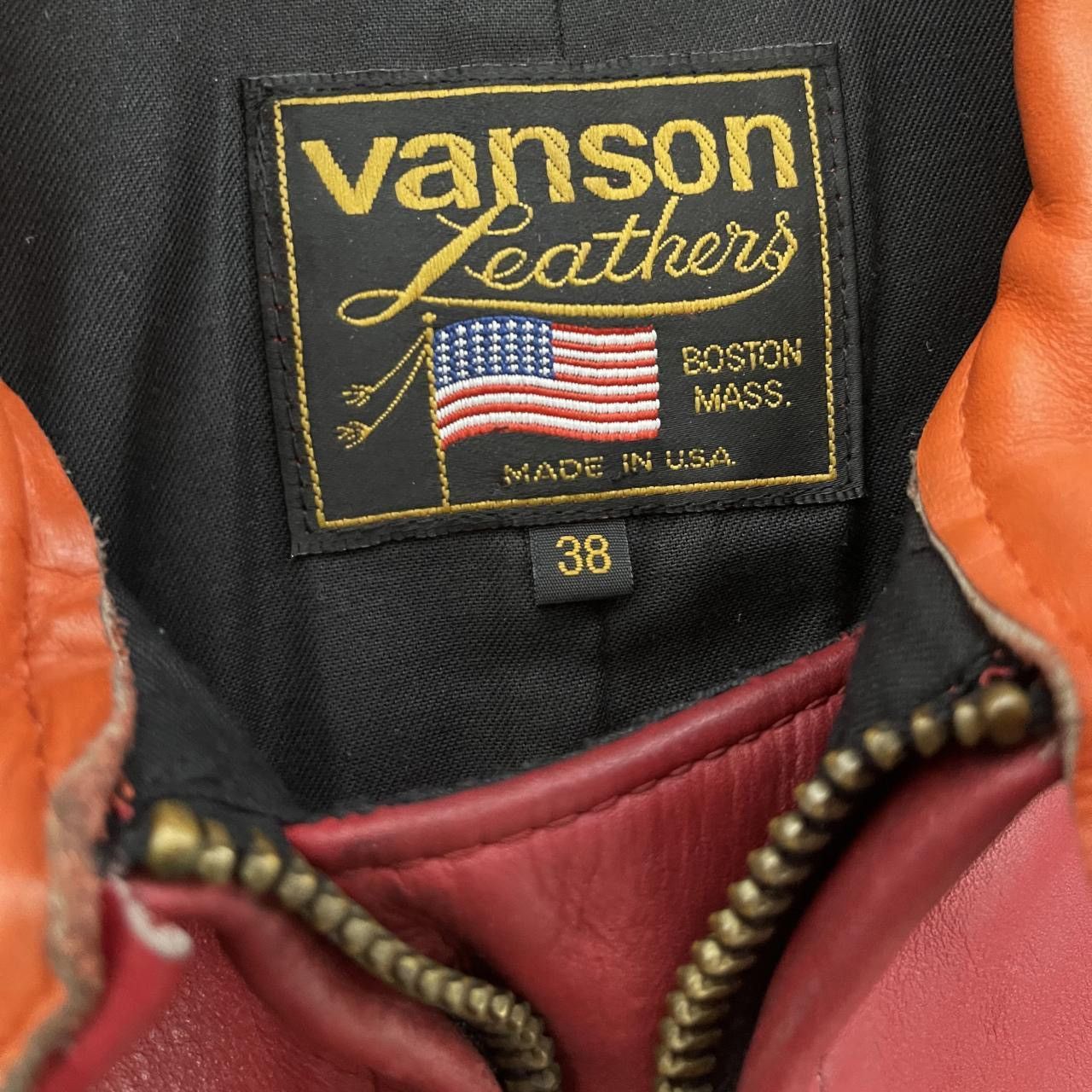 Vanson Leathers Vanson Leathers Leather Motorcycle Racing Jacket Size US S / EU 44-46 / 1 - 5 Thumbnail