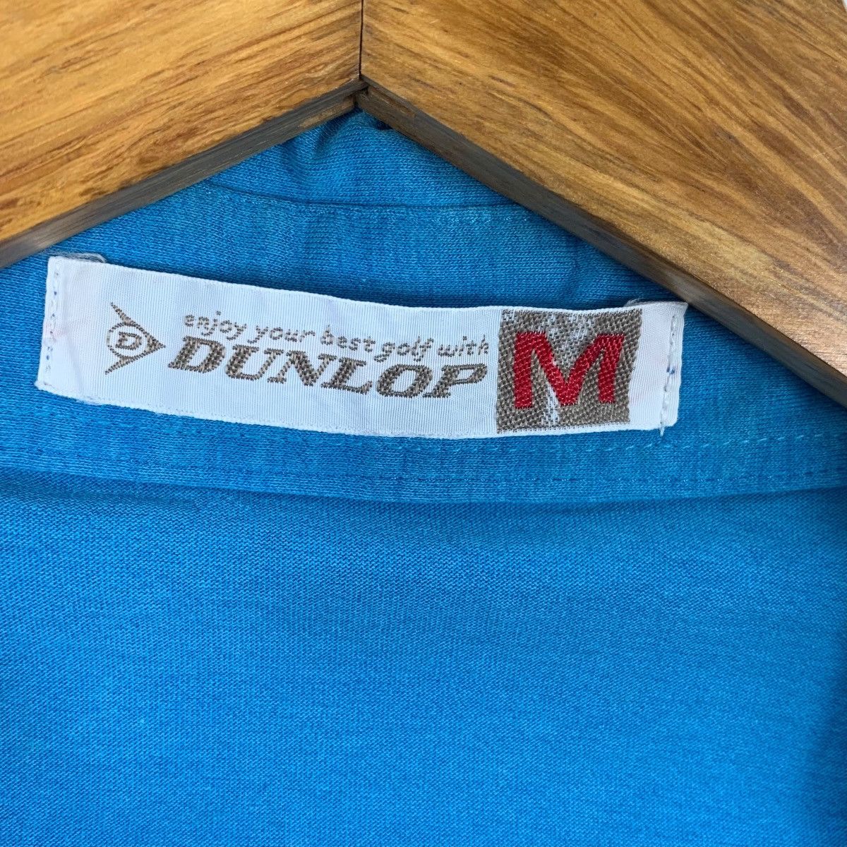 Dunlop Vintage 80’ DUNLOP MOTORSPORT RACING Polo Tee Shirt Top Size US M / EU 48-50 / 2 - 7 Thumbnail