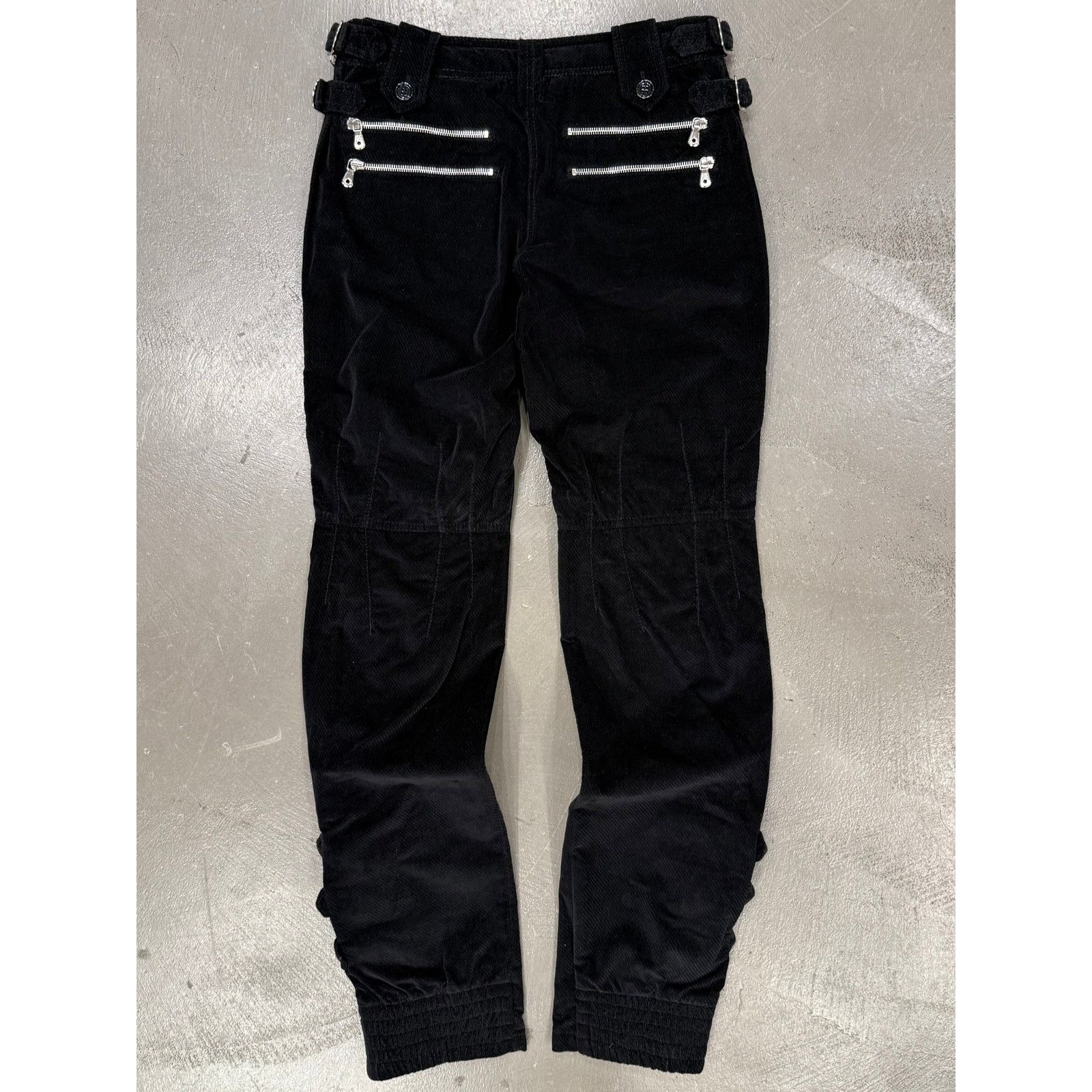 Dolce & Gabbana A/W2003 Dolce & Gabbana runway bondage corduroy biker pants Size US 26 / EU 42 - 6 Thumbnail