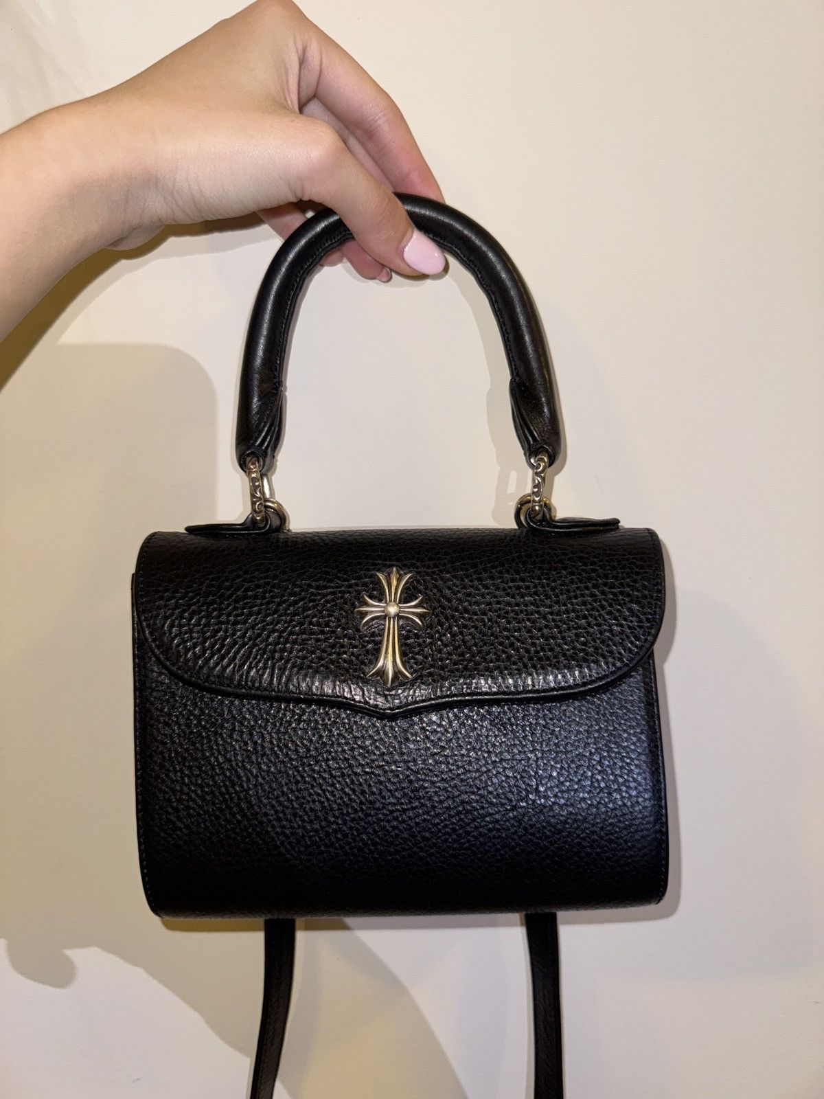 Chrome Hearts Chrome Hearts Doc Adams Cross Dagger Logo Handle Crossbody Size ONE SIZE - 3 Thumbnail