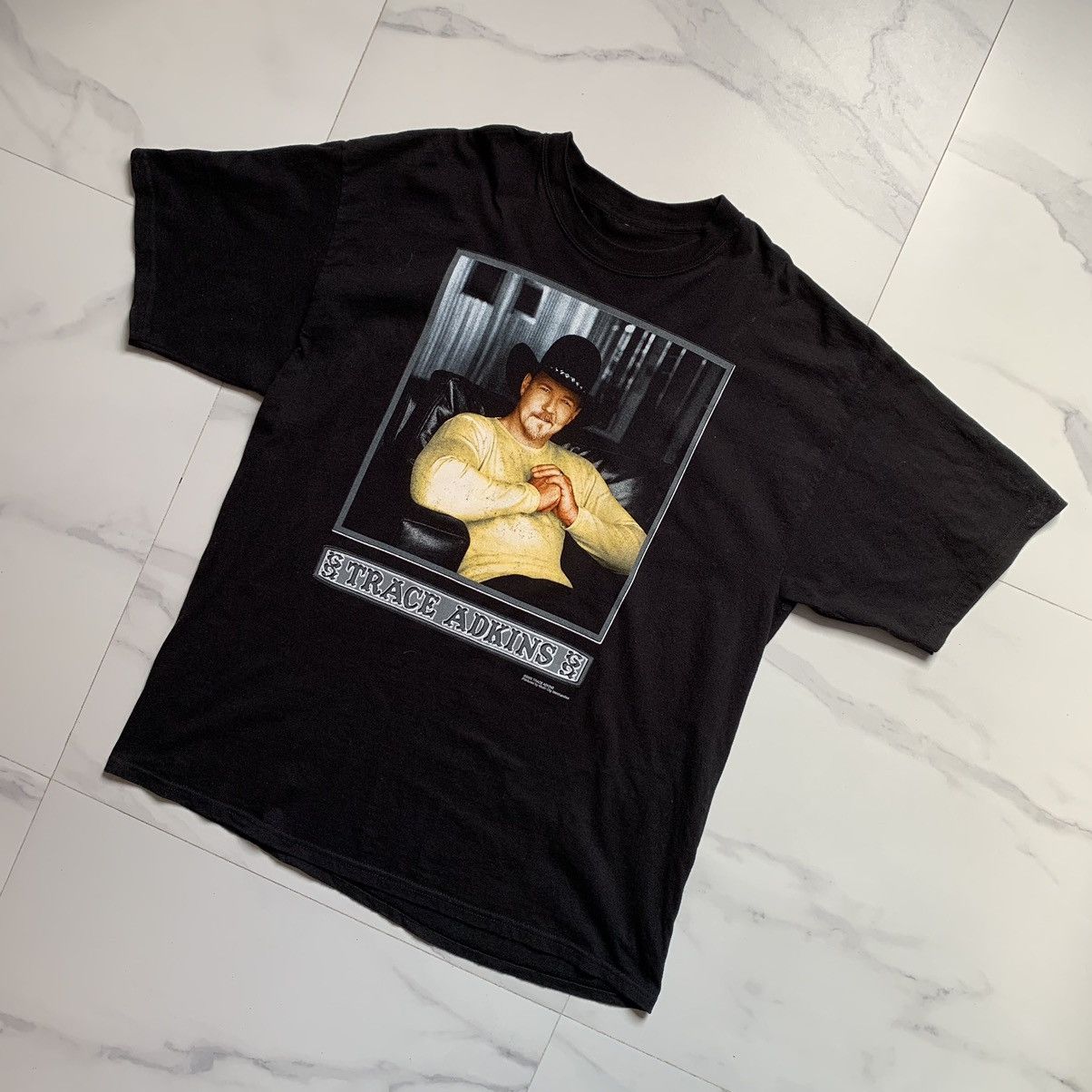 Band Tees × Vintage × Western Rise Vintage 2003 Trace Adkins Tour T-Shirt Size US XXL / EU 58 / 5 - 4 Thumbnail