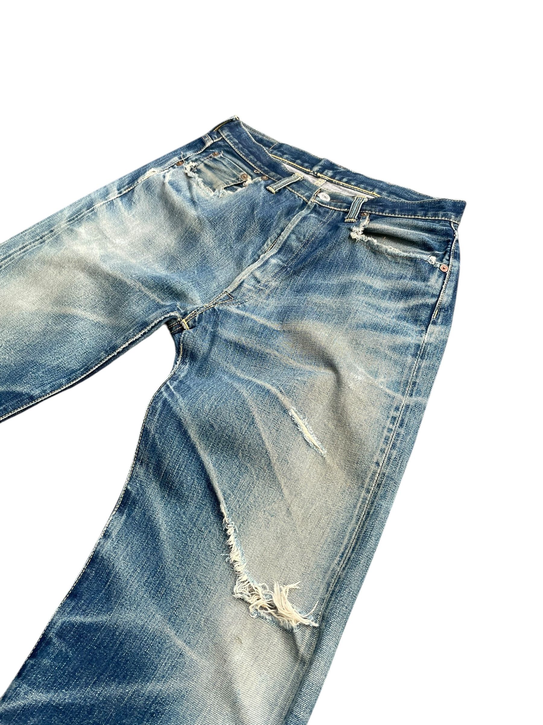 The Silver Stone Vintage Selvedge Silverstone Distresed Denim Size US 30 / EU 46 - 3 Thumbnail