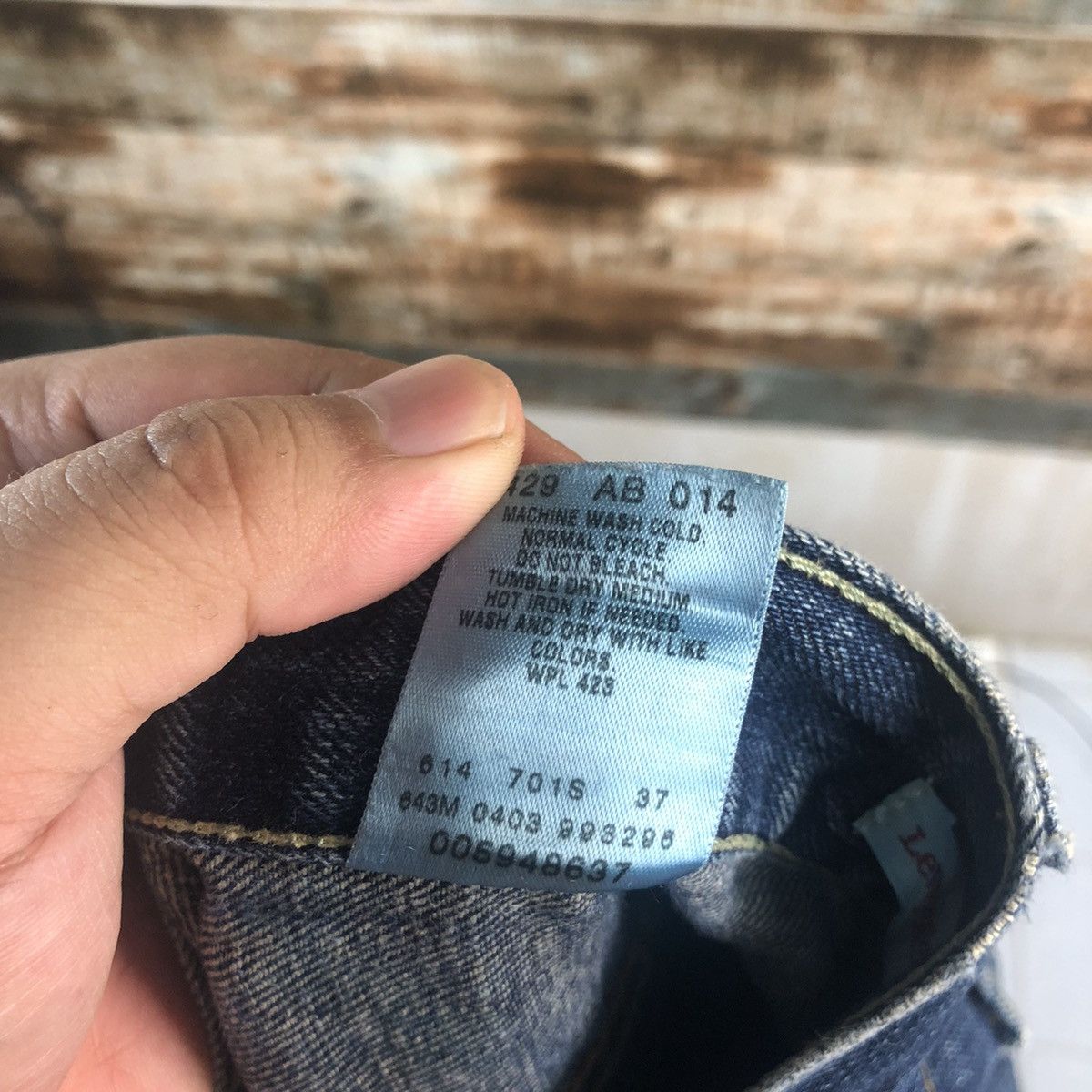 Levi's DL Levis Blue Distressed Denim Pants #C307 Size US 32 / EU 48 - 21 Thumbnail