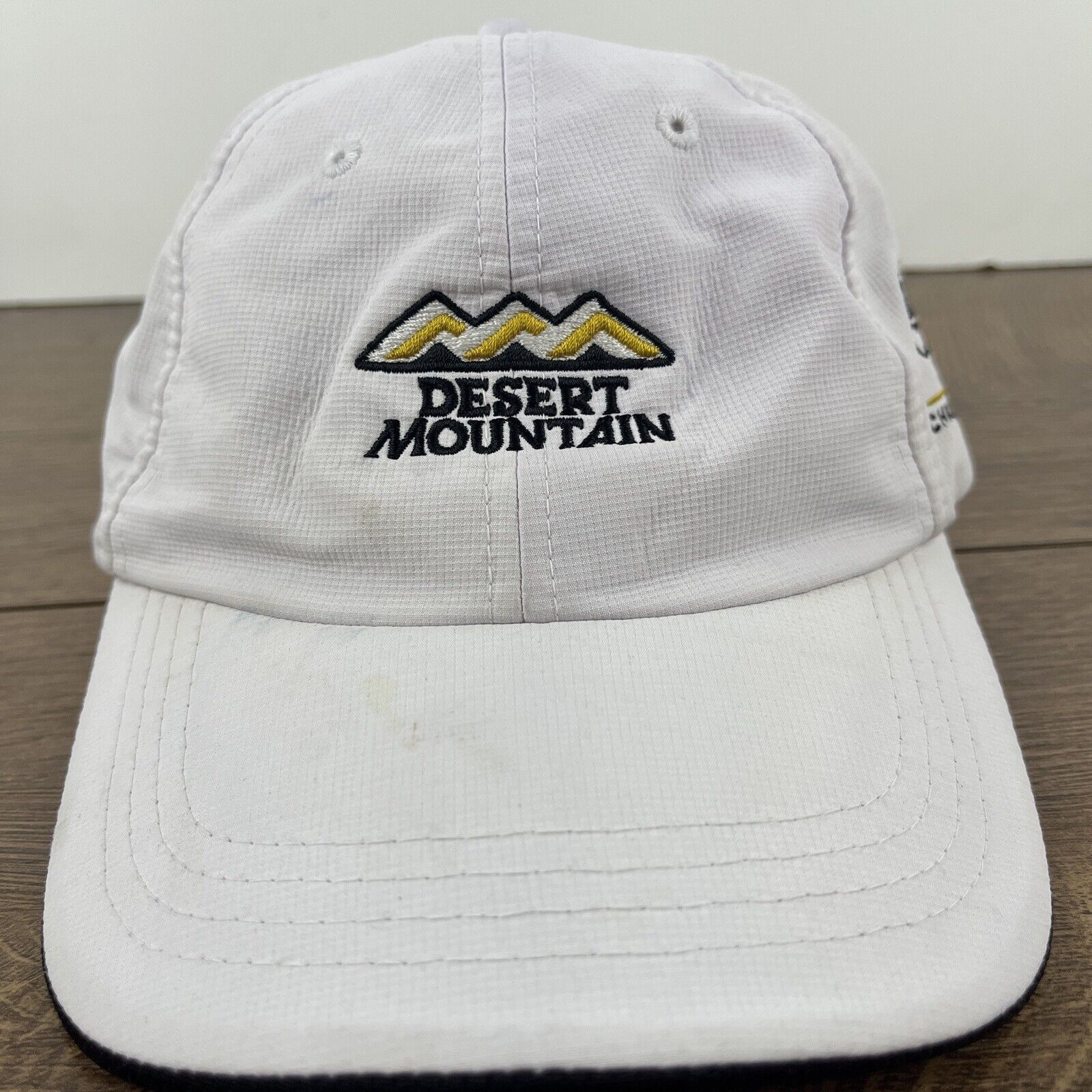 Other Desert Mountain Hat White Hat Adjustable Adult Size Hat Cap Size ONE SIZE - 4 Thumbnail