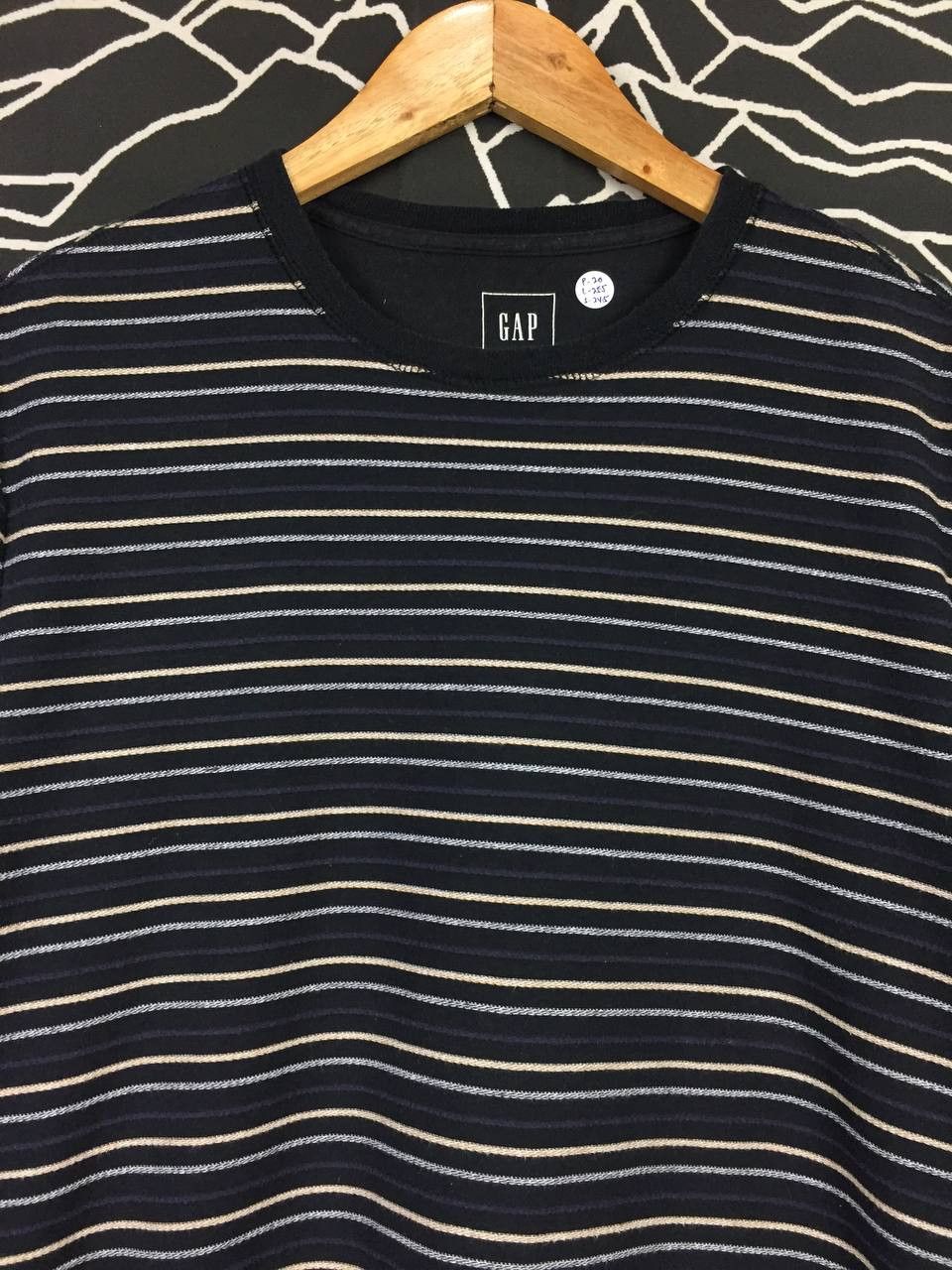 Gap GAP Crewneck Striped Essential Longsleeve Tee Size US M / EU 48-50 / 2 - 3 Thumbnail