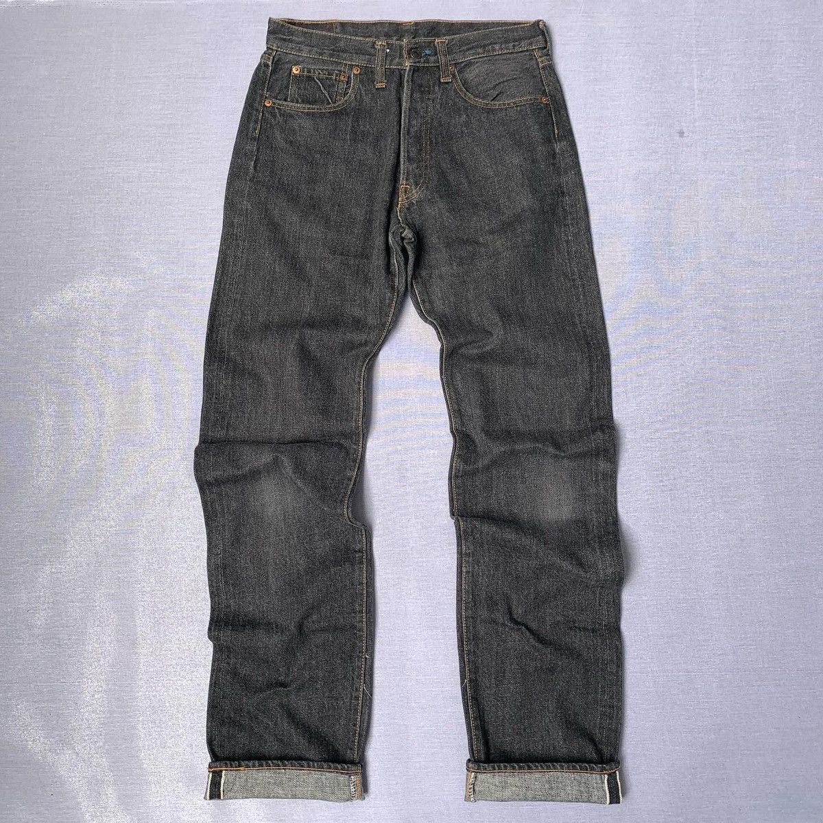Denime × Japanese Brand Vintage! 90s OG Denime Jeans Selvedge Jeans Size US 31 - 1 Thumbnail