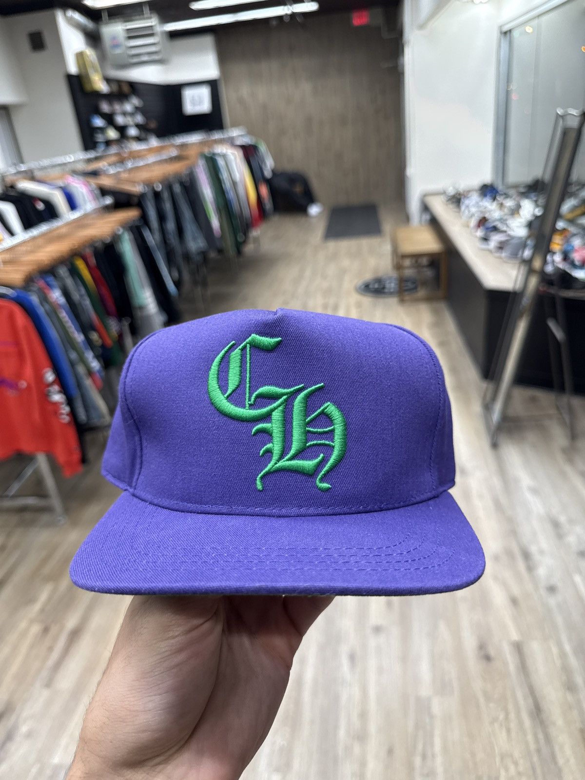 Chrome Hearts Chrome Hearts Purple Trucker Hat Size ONE SIZE - 1 Thumbnail