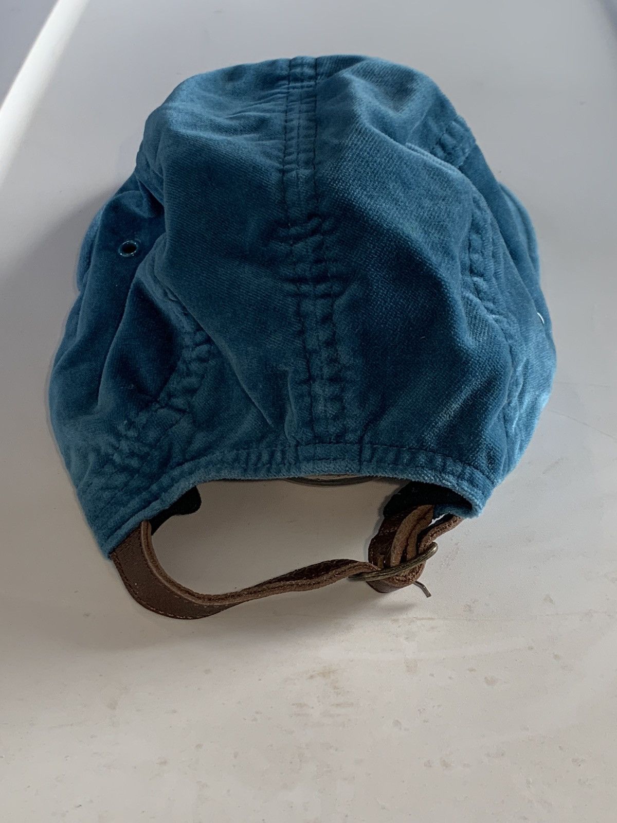 Supreme Supreme Velvet Camp Cap—Cyan Size ONE SIZE - 3 Thumbnail