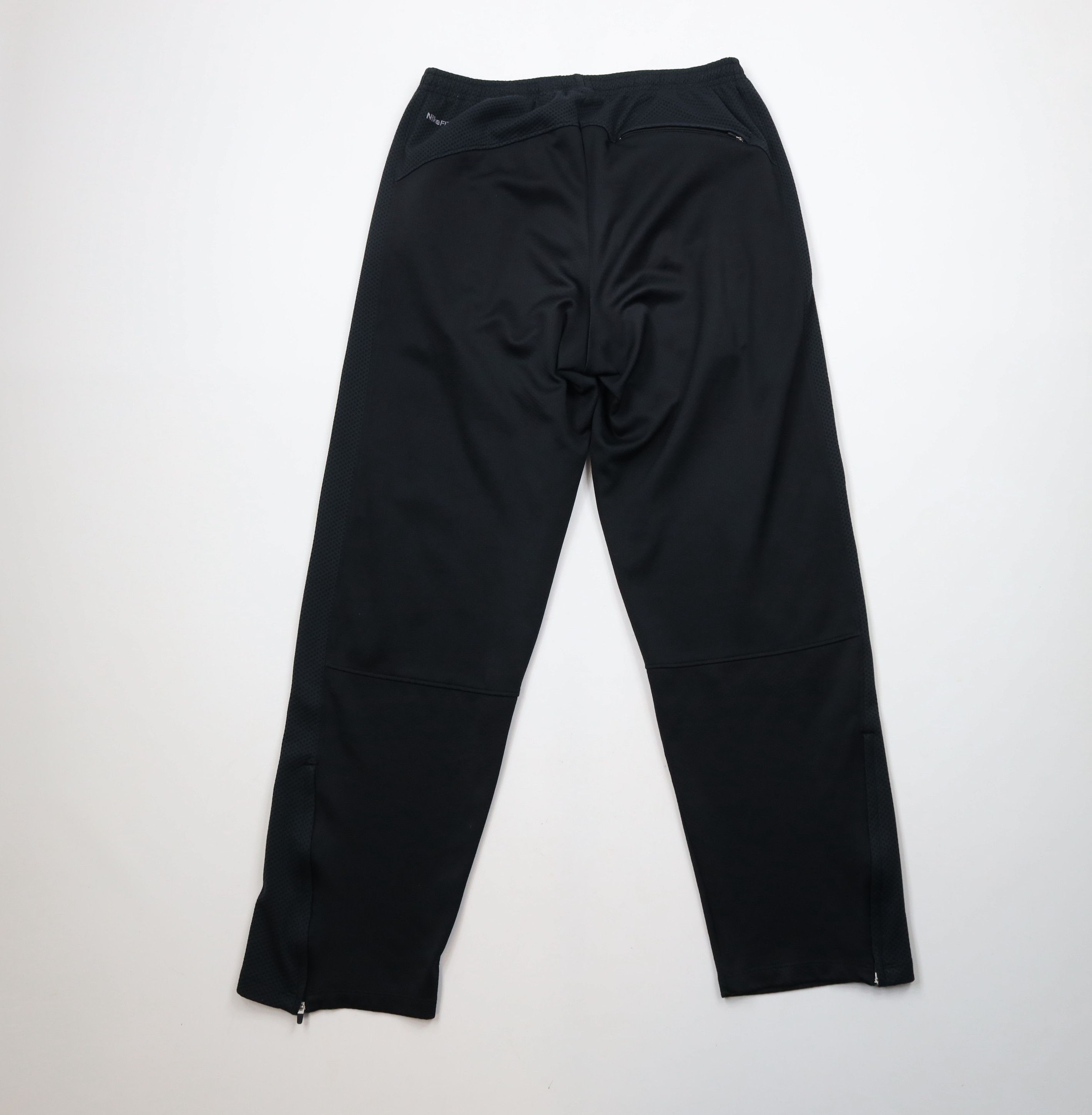 Nike × Vintage Vintage Nike Scott Mini Swoosh Knit Wide Leg Pants Black Size US 34 / EU 50 - 9 Thumbnail